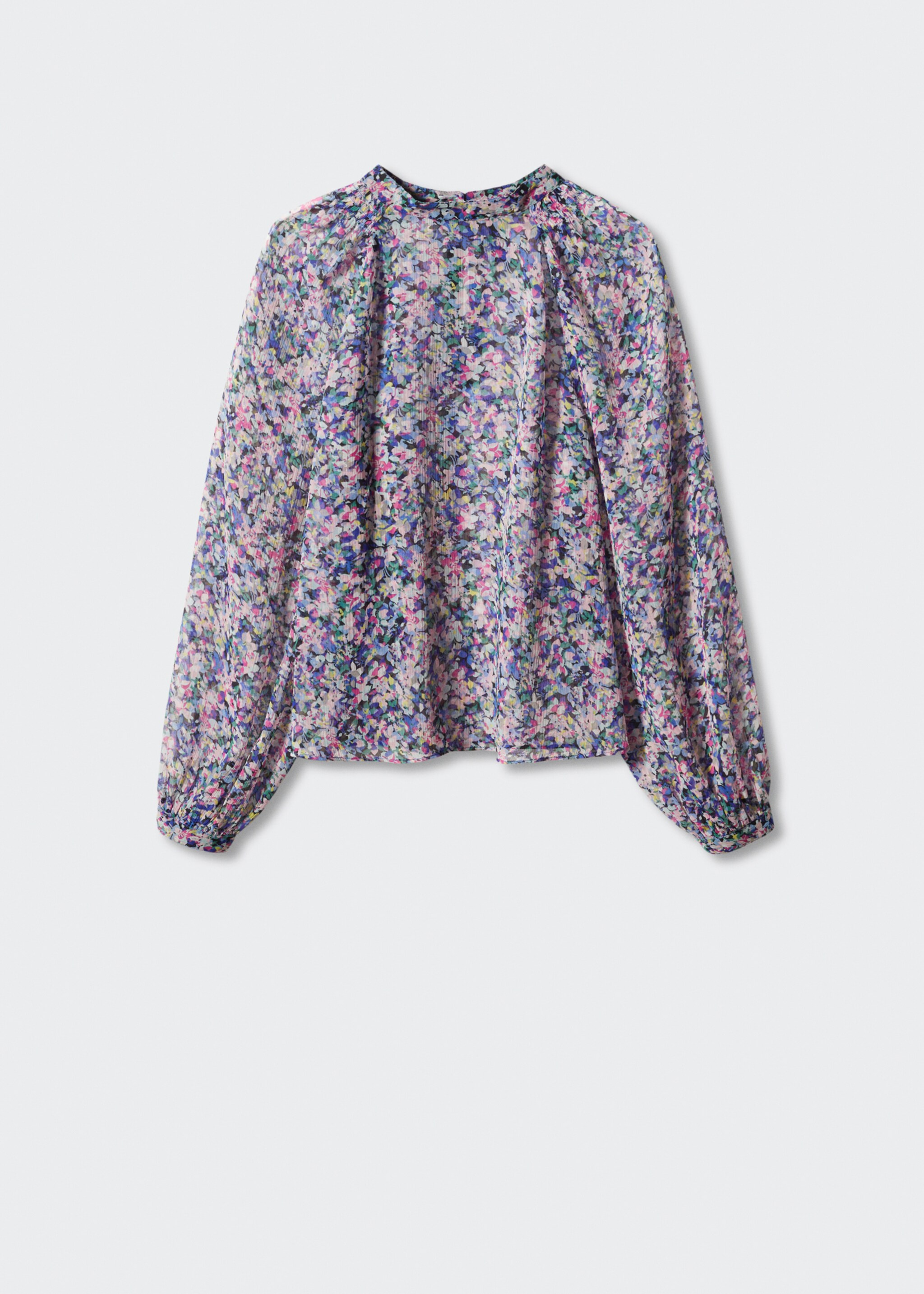 Brusa màniga bollada estampada - Article sense model