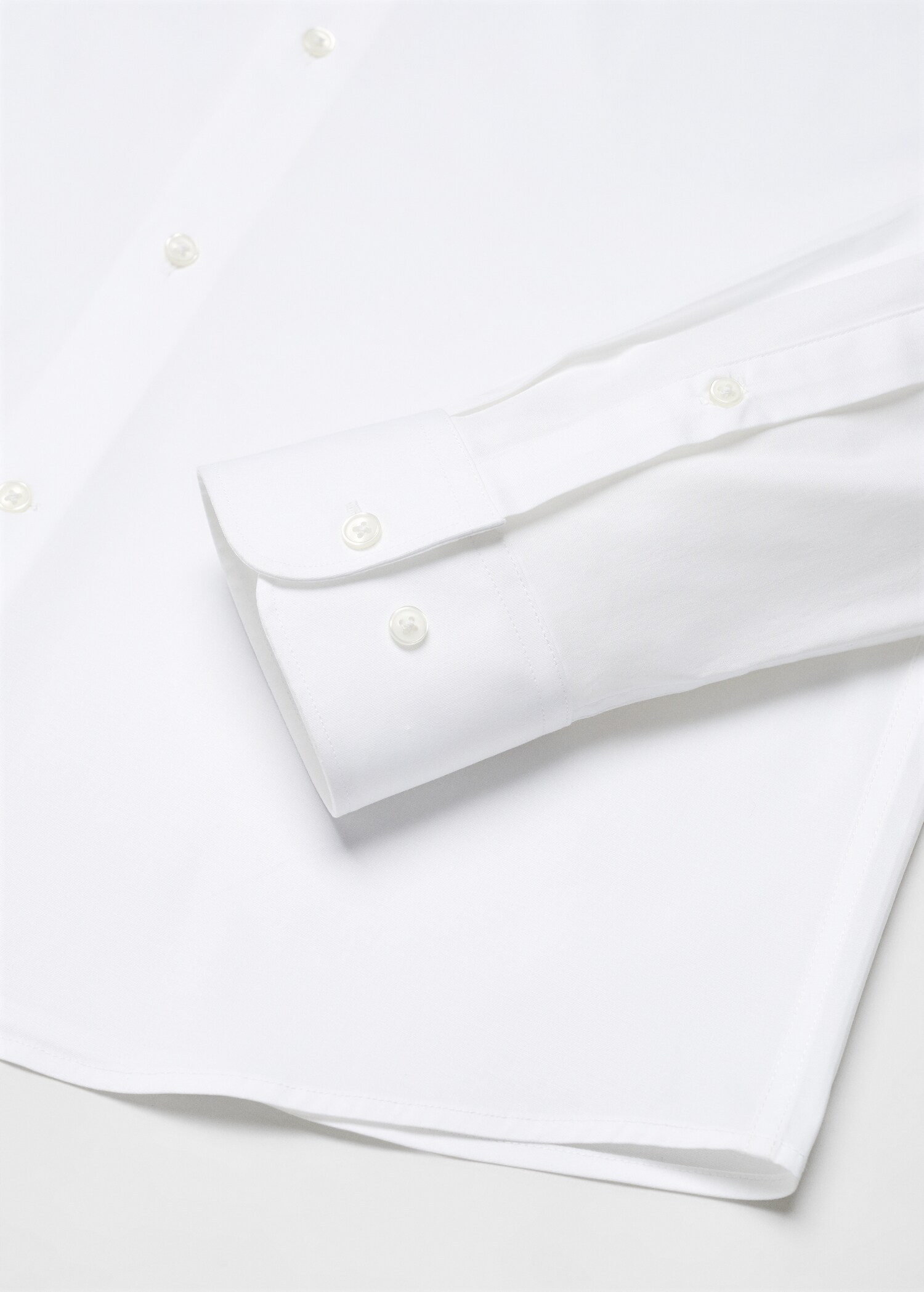 Slim fit stretch cotton shirt - Details of the article 8