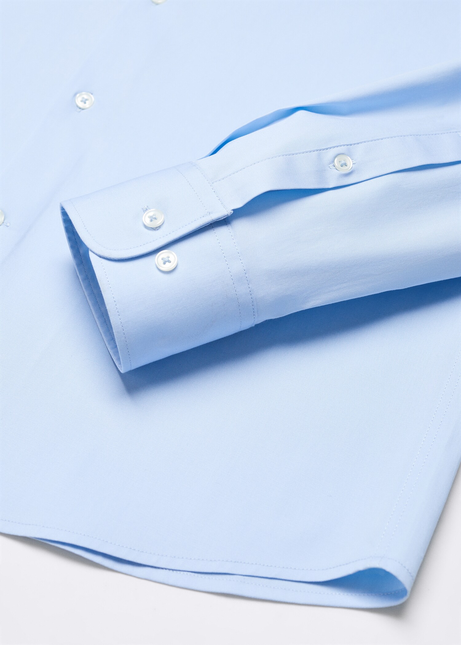 Slim fit stretch cotton shirt - Details of the article 8