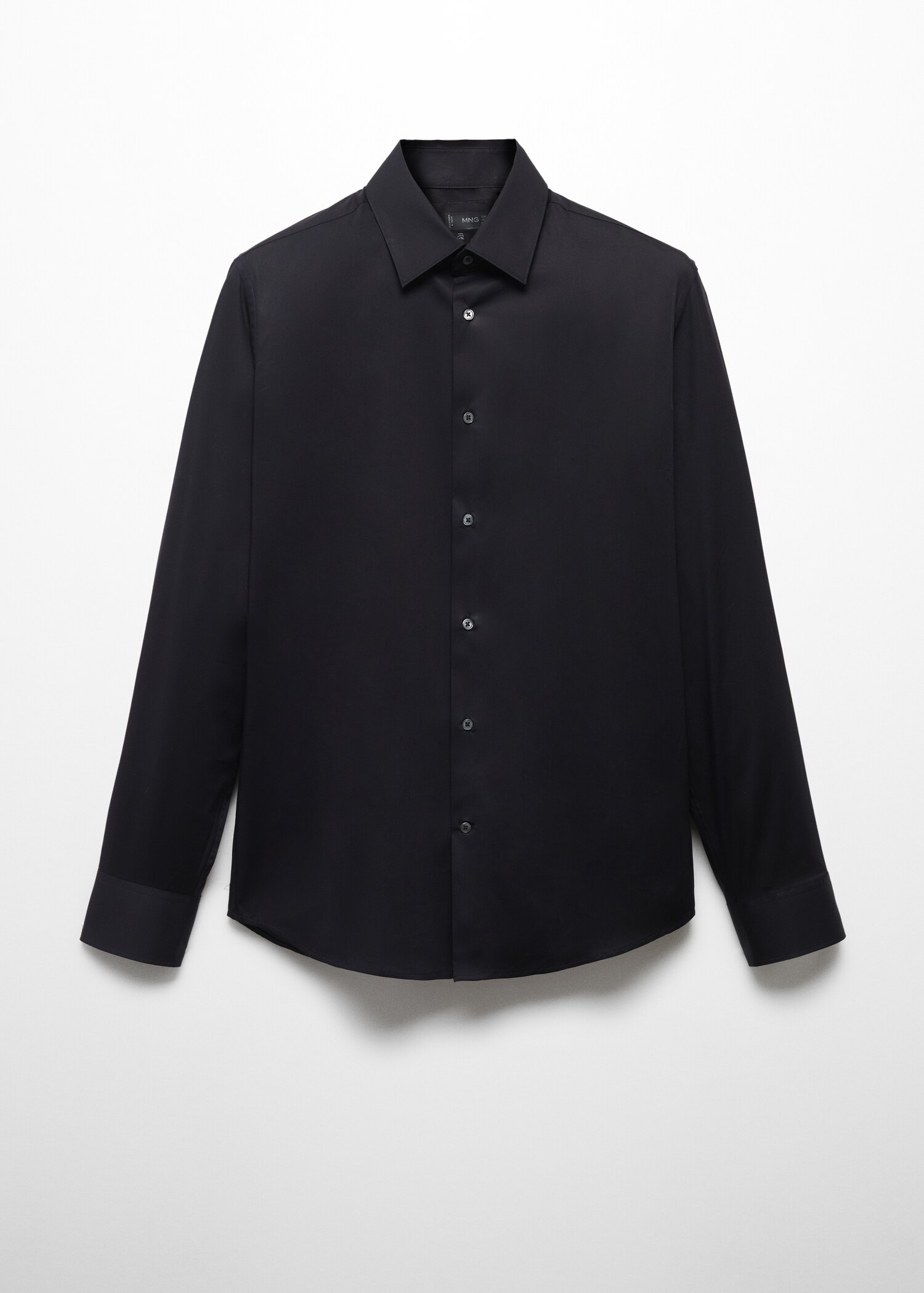 Slim fit stretch cotton shirt - Article without model