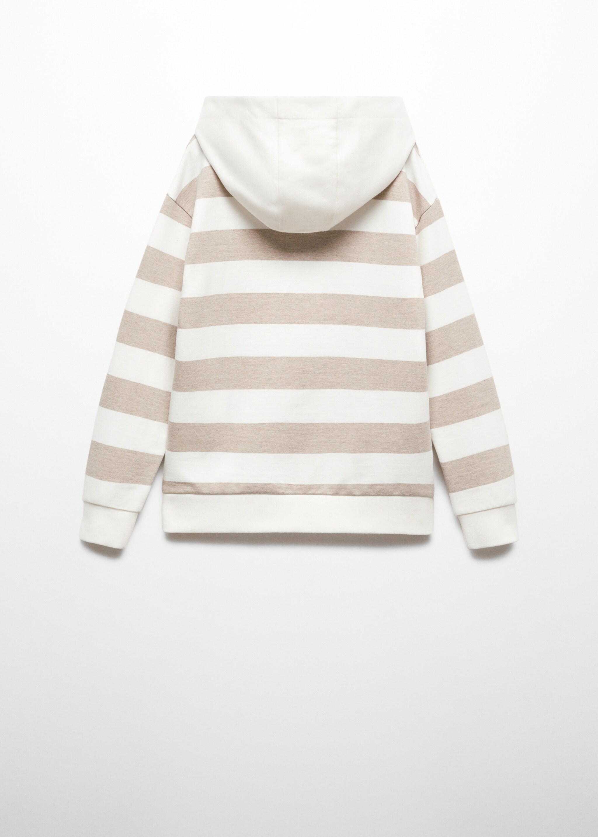 Striped cotton-blend sweatshirt - Reverse of the article