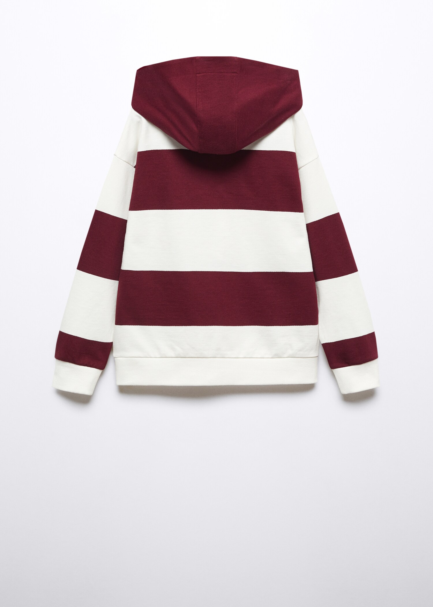 Sudadera algodón rayas - Reverso del artículo