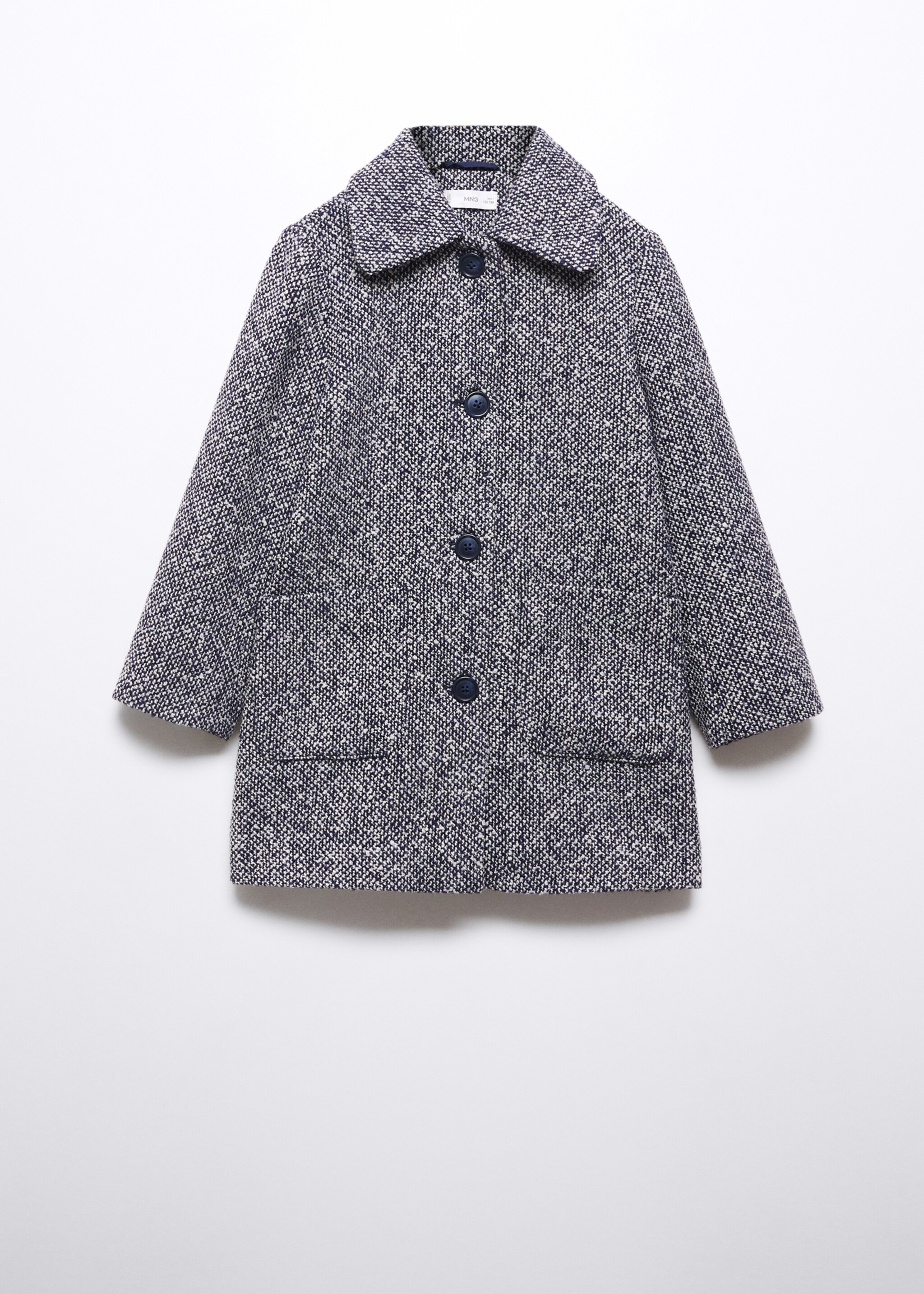 Cappotto spigato bottoni - Articolo senza modello