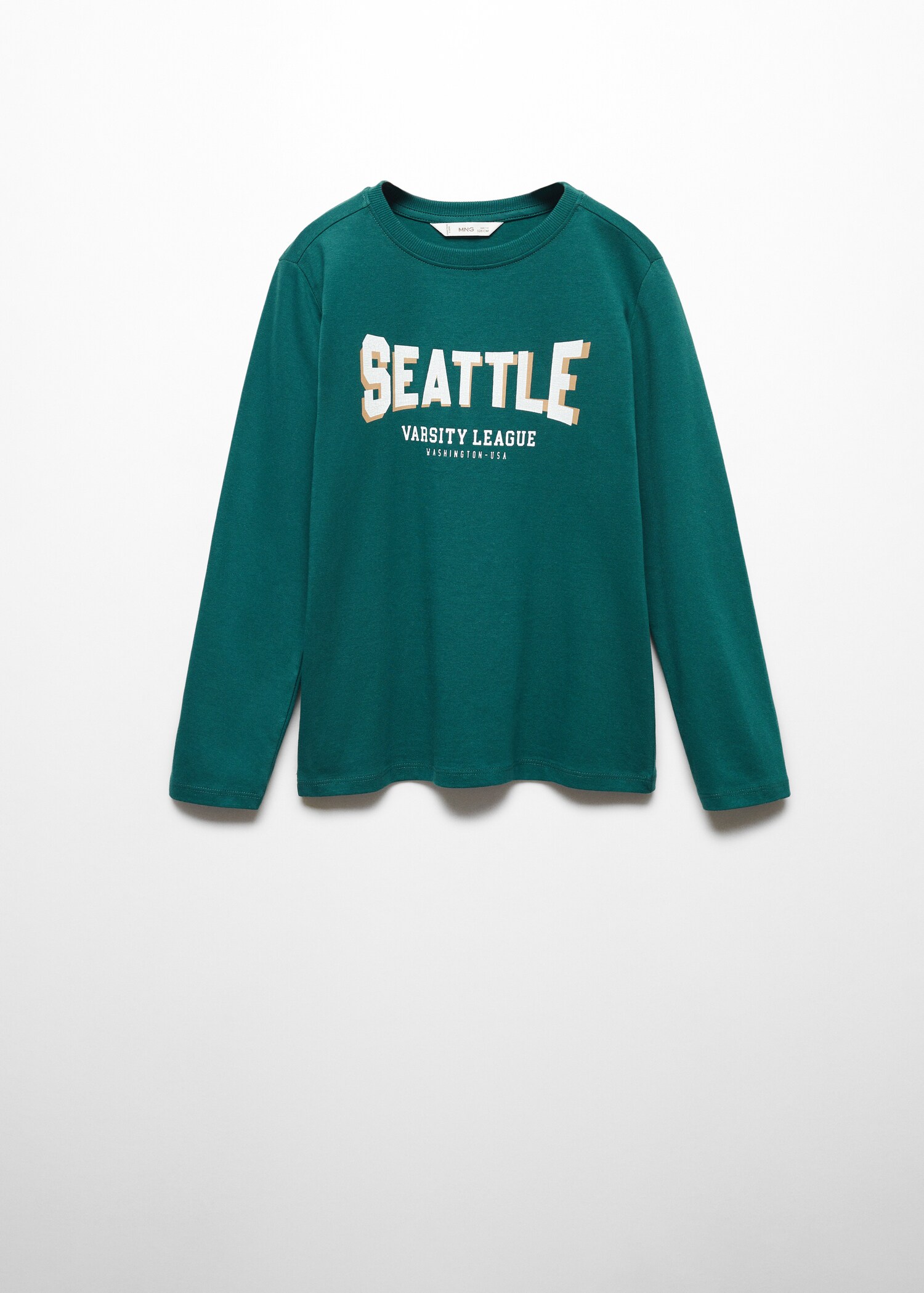 T-shirt met lange mouwen met boodschap - Artikel zonder model