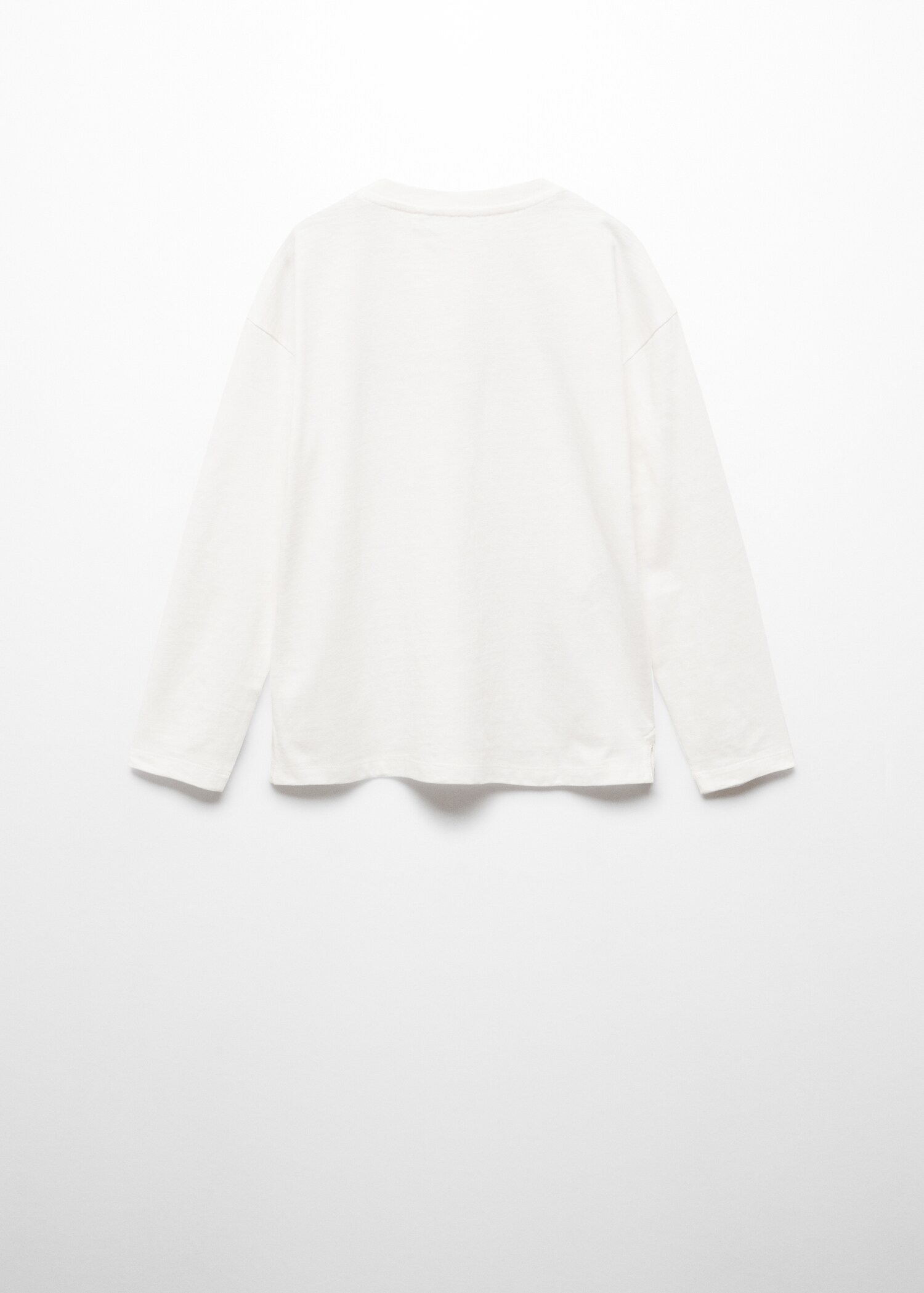 Camiseta manga larga estampada - Reverso del artículo