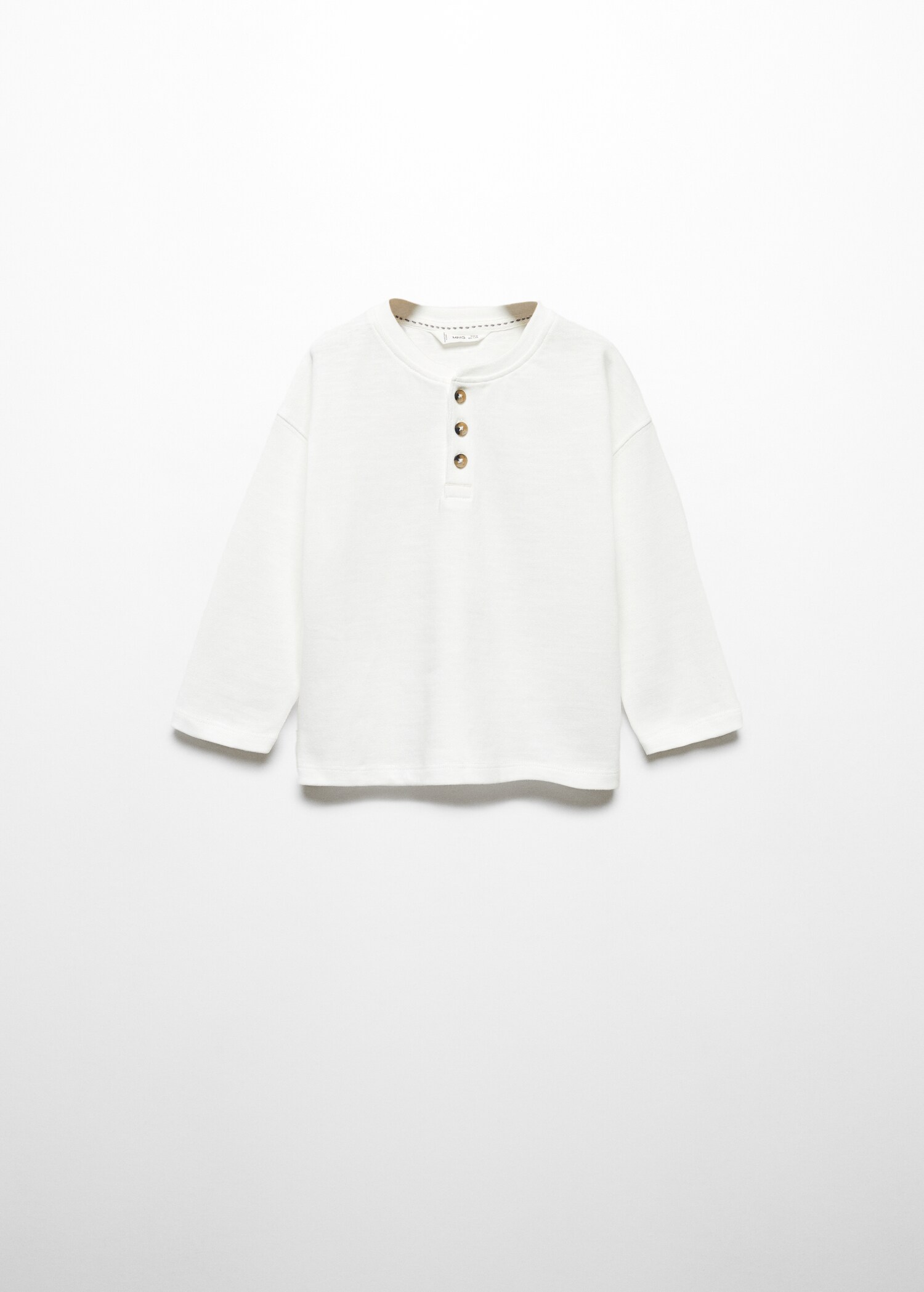 Long sleeve cotton t-shirt - Article without model