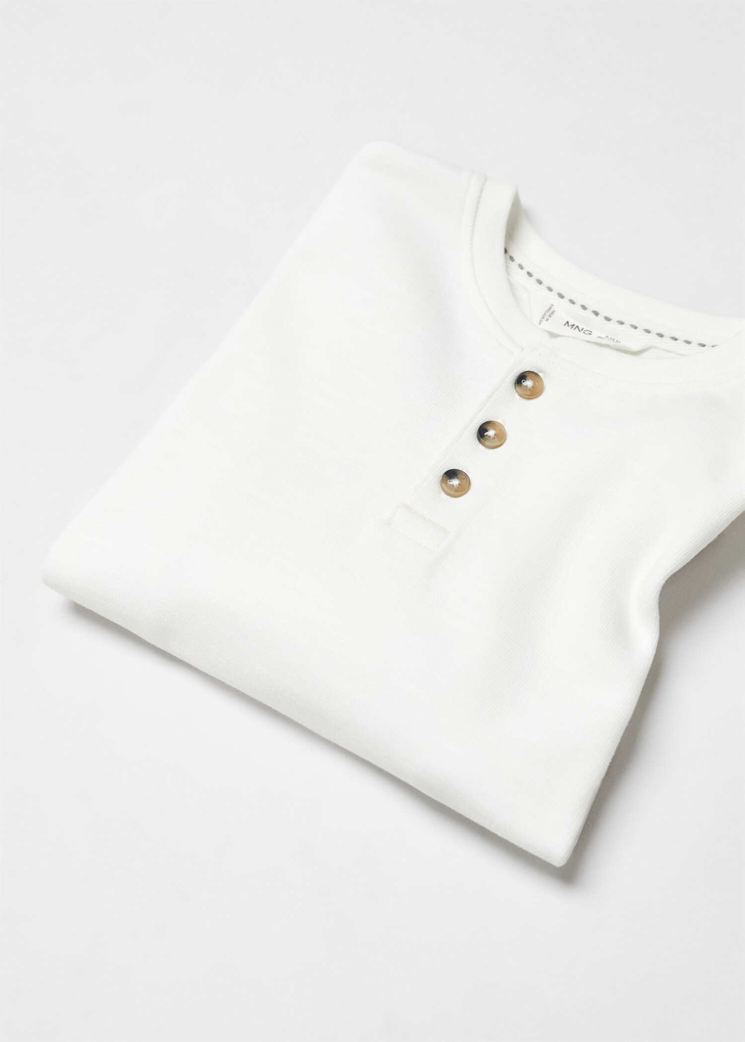 Long sleeve cotton t-shirt - Details of the article 8