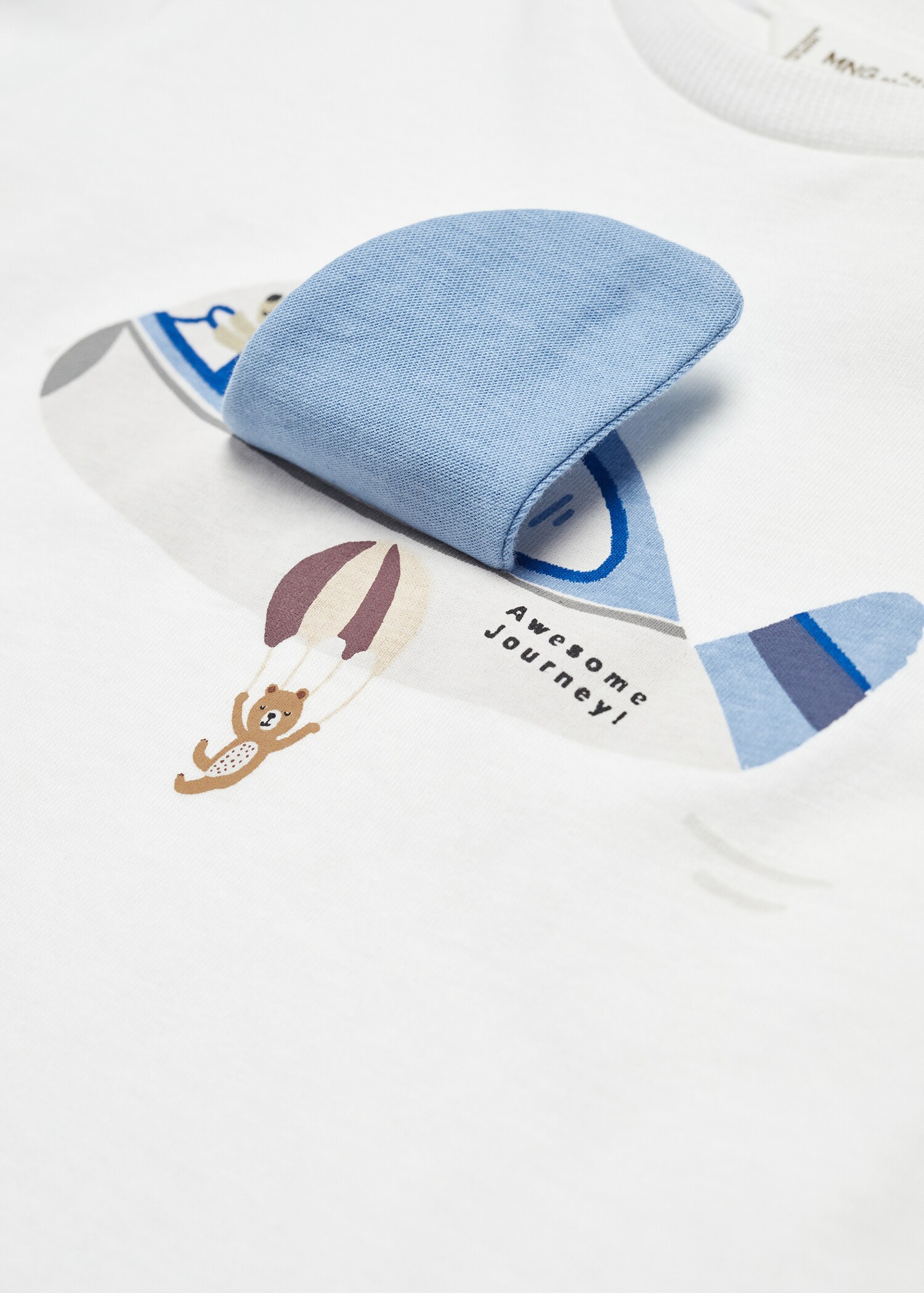 T-shirt en coton à dessin - Détail de l'article 0