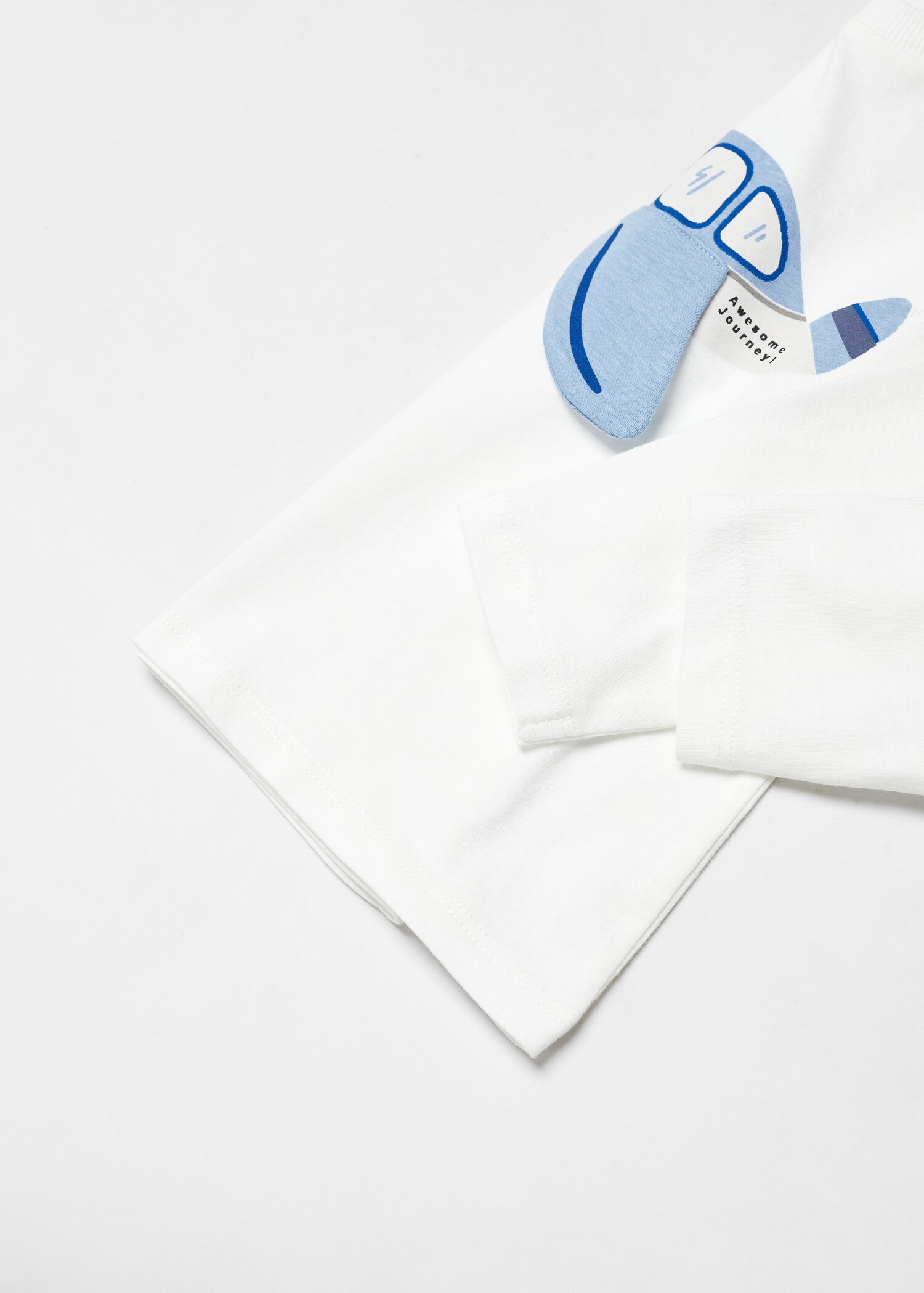 T-shirt en coton à dessin - Détail de l'article 8