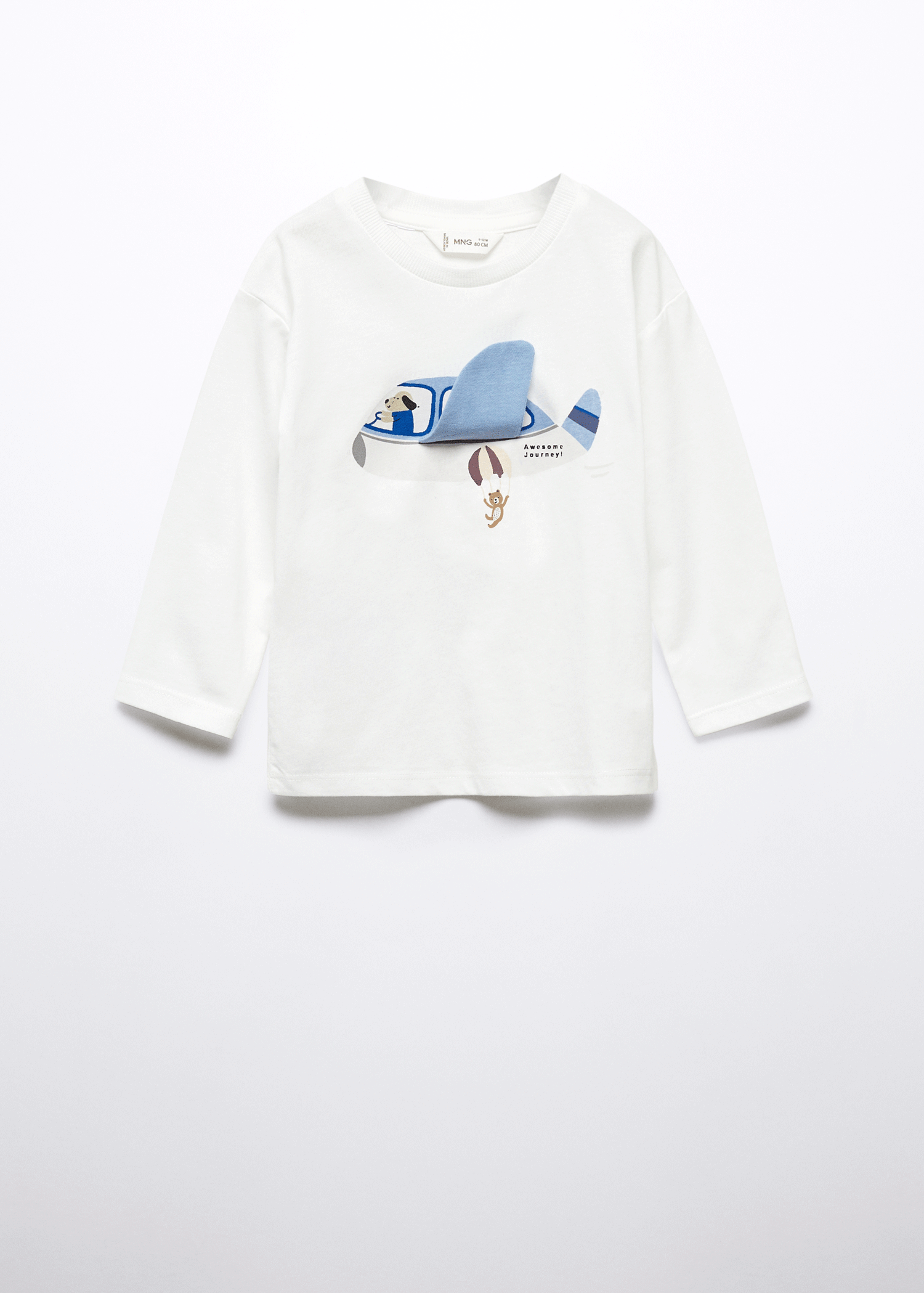 T-shirt en coton à dessin - Détail de l'article 9