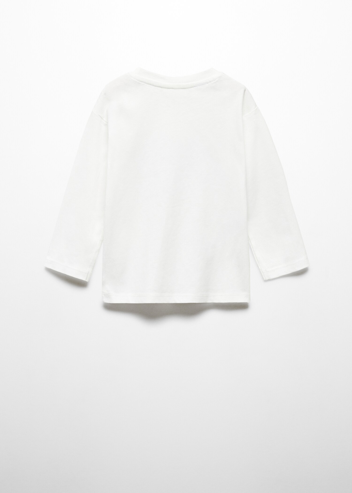 T-shirt en coton à dessin - Verso de l’article