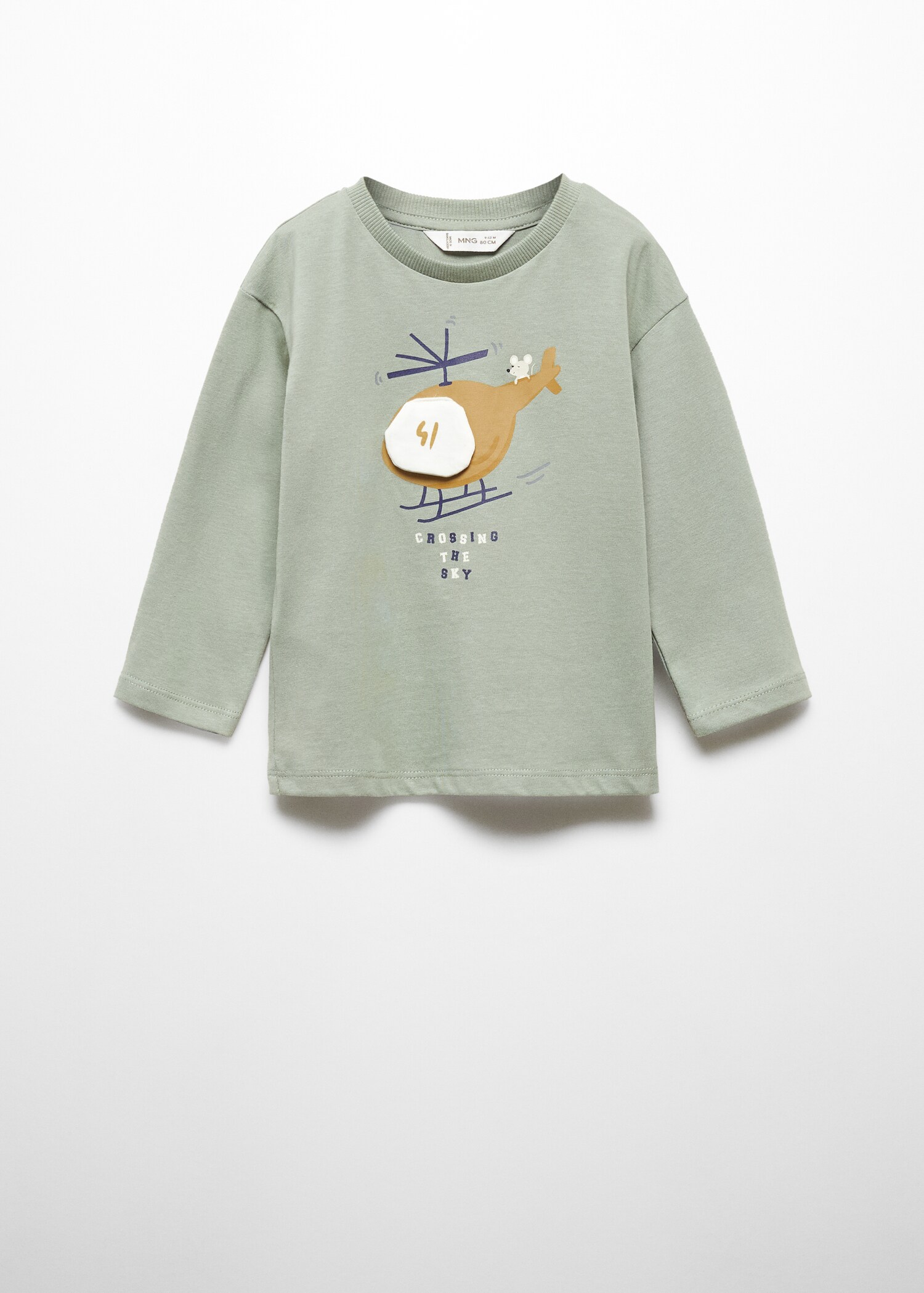 T-shirt en coton à dessin - Article sans modèle