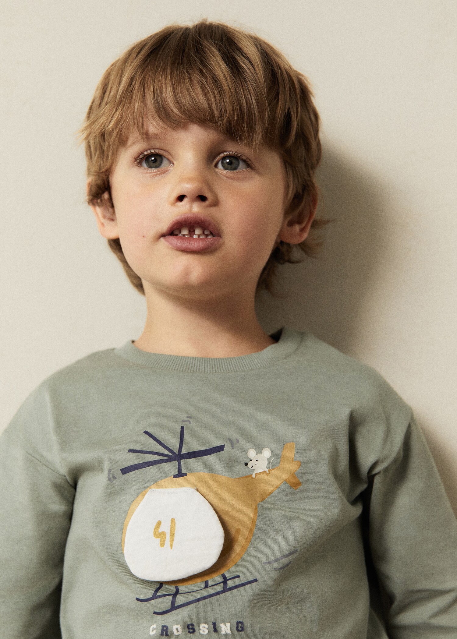 T-shirt en coton à dessin - Détail de l'article 5
