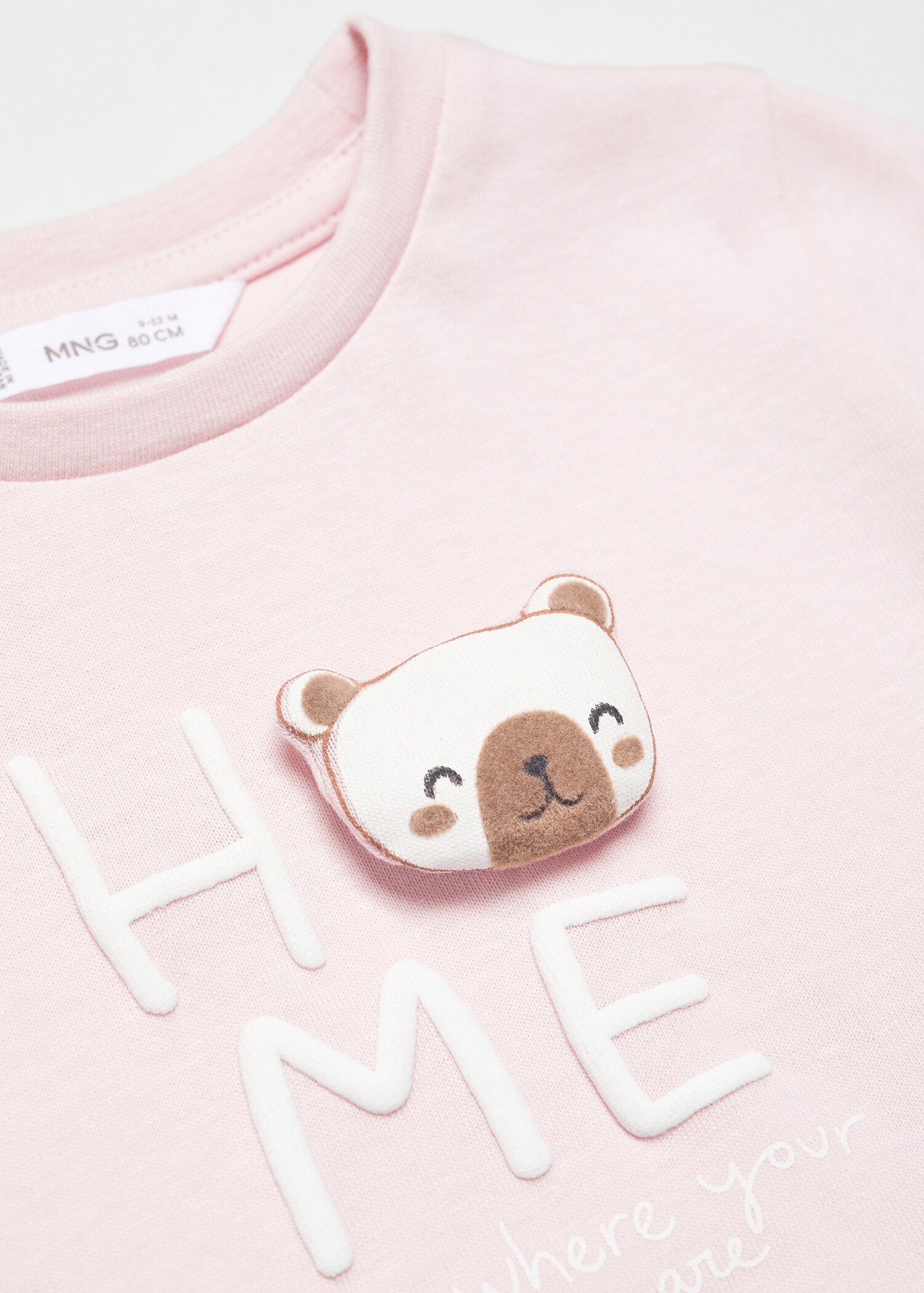 T-shirt de algodão de manga comprida - Pormenor do artigo 0