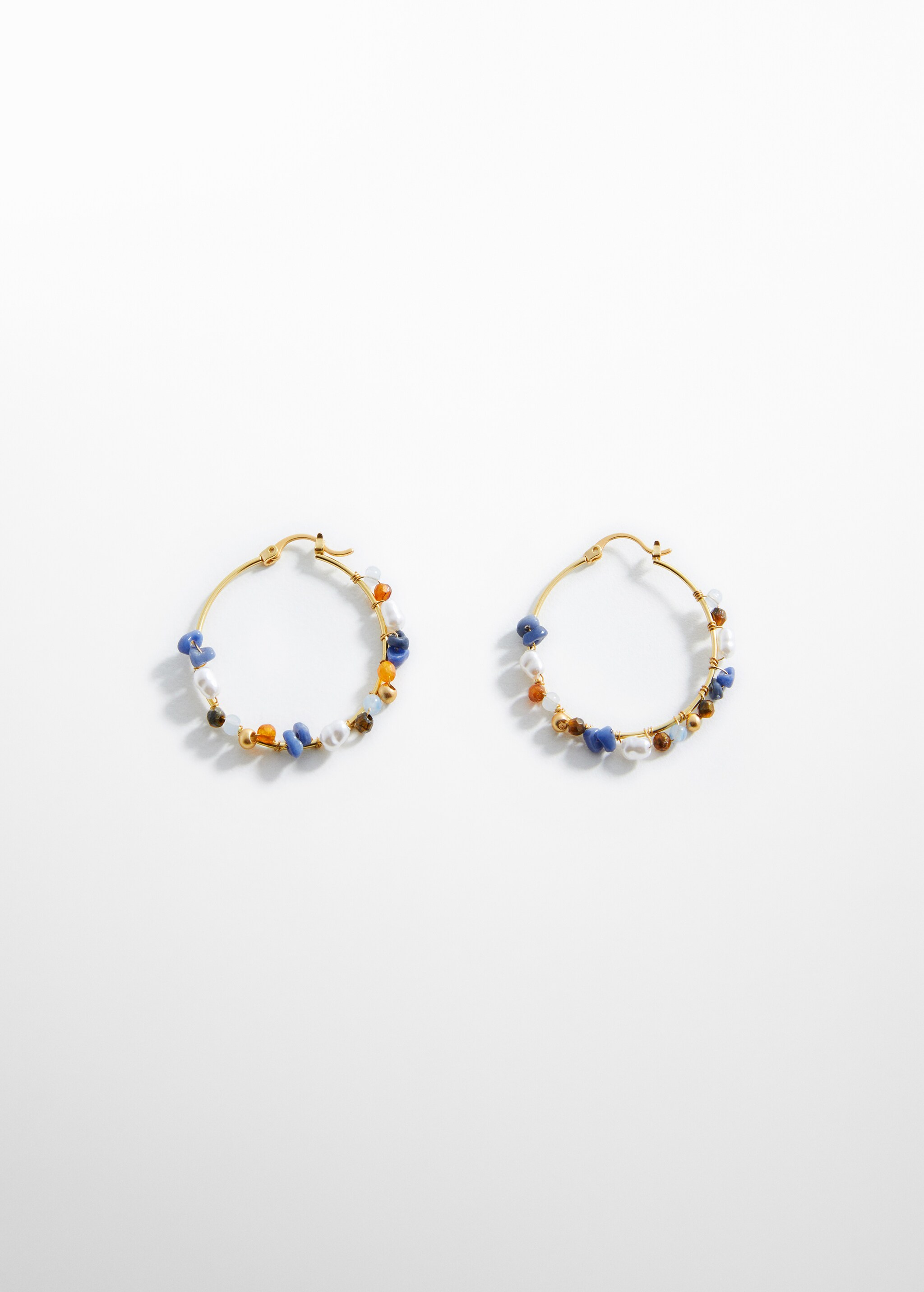 Combination bead earrings - Article without model