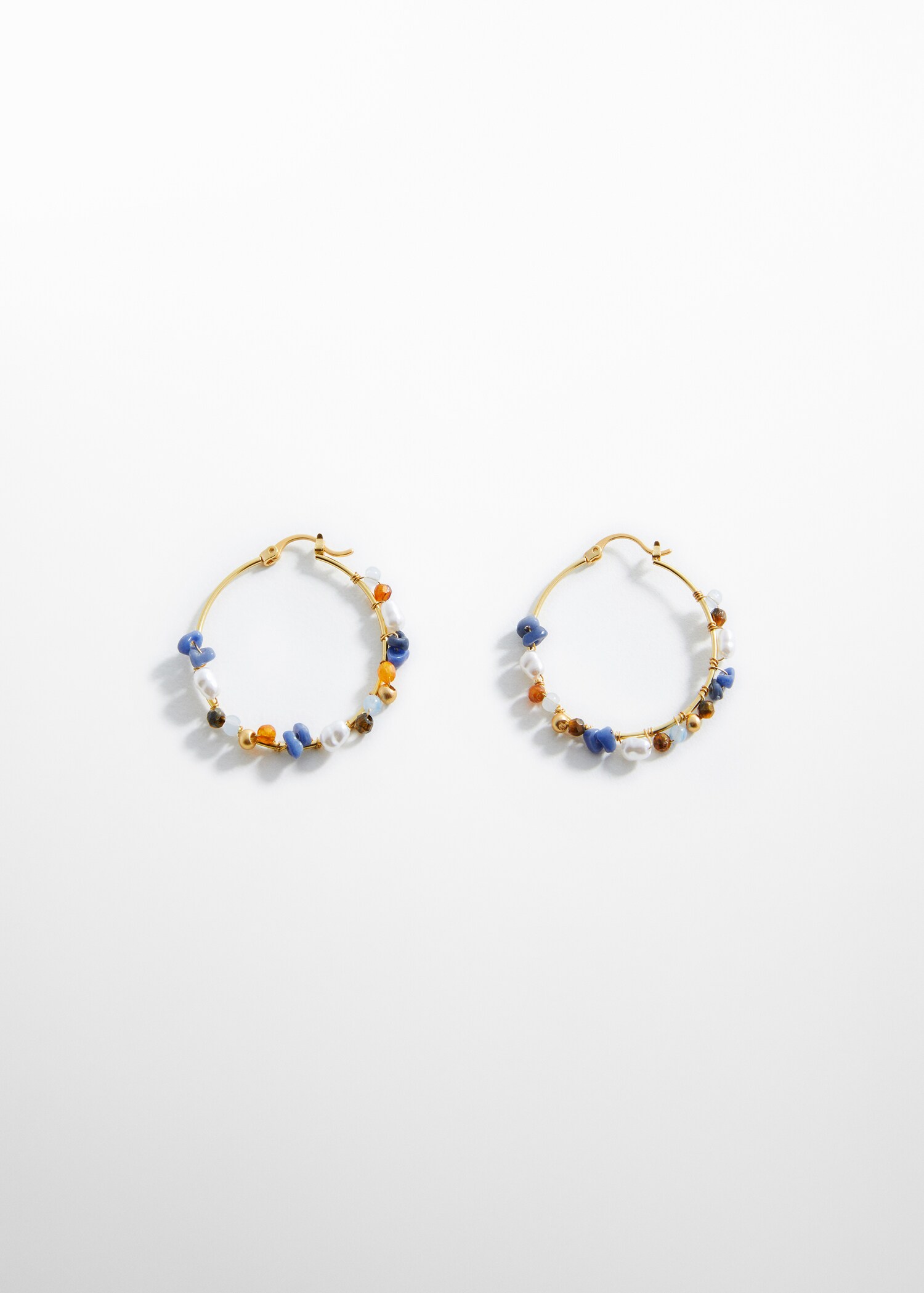 Combination bead earrings - Article without model