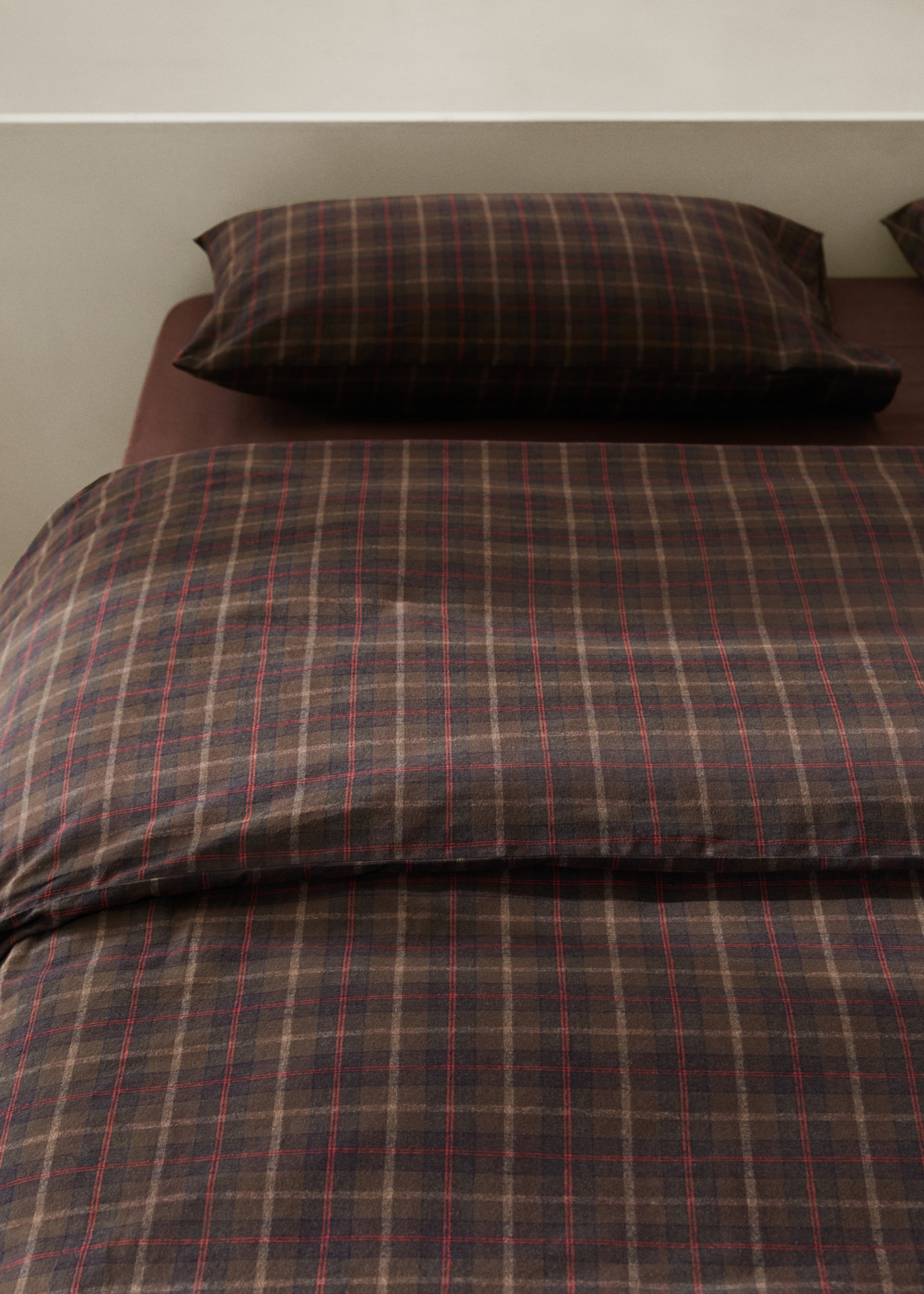 Copripiumino flanella quadri multicolore letto 90 cm - Dettaglio dell'articolo 8