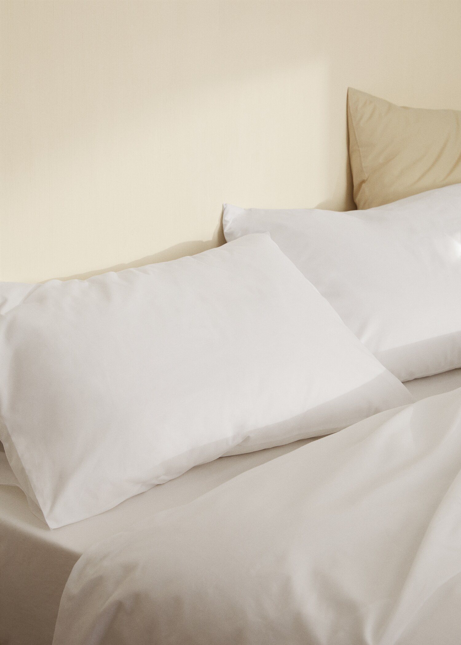 Taie d'oreiller percale de coton 500 fils 50x75 cm (Lot de 2) - Détail de l'article 8