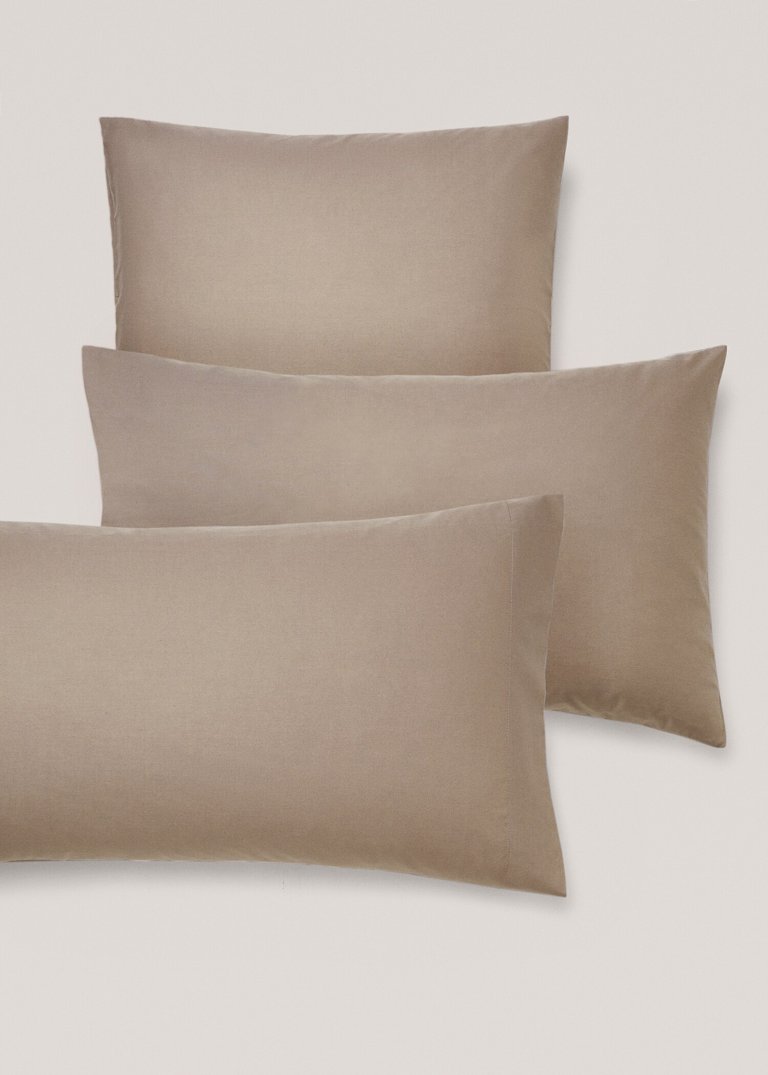 Cotton cushion cover (180 threads) 60x60cm (Pack of 2) - Details of the article 4