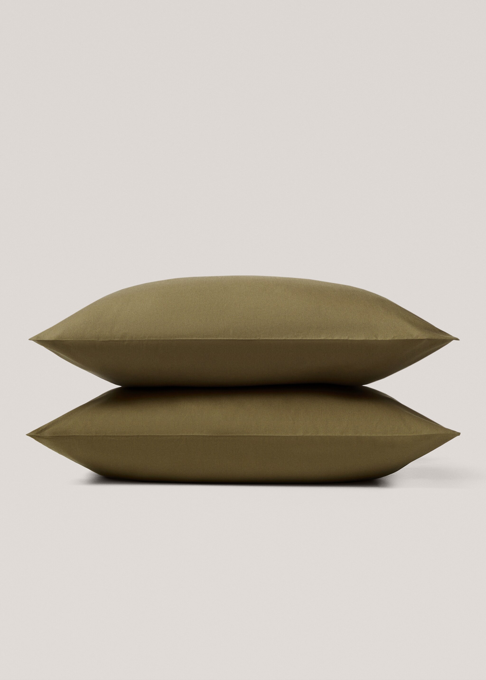 Housse coussin coton (180 fils) 60x60 cm(2 unités) - Détail de l'article 1