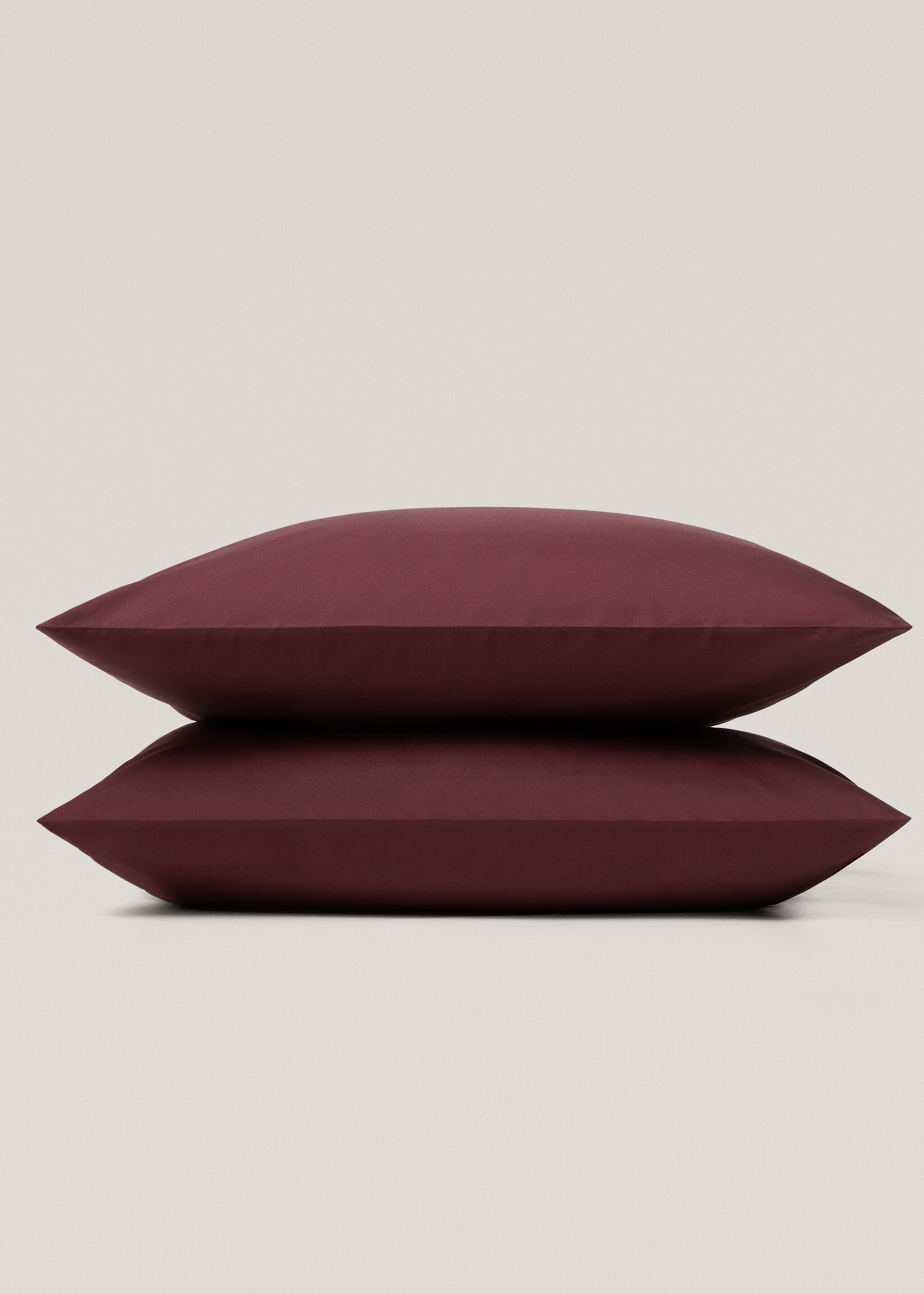 Cotton cushion cover (180 threads) 60x60cm (Pack of 2) - Details of the article 1