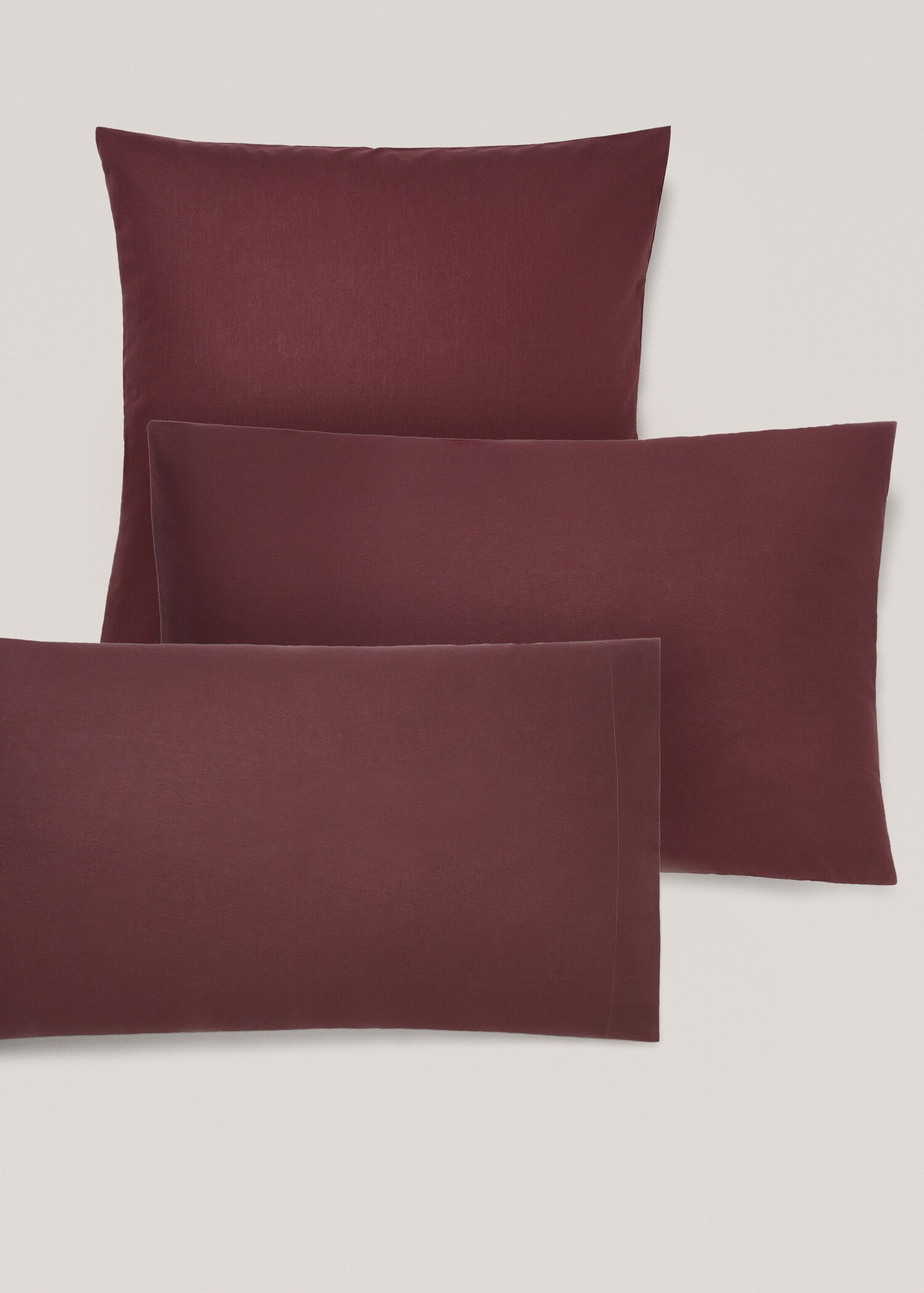 Cotton cushion cover (180 threads) 60x60cm (Pack of 2) - Details of the article 4