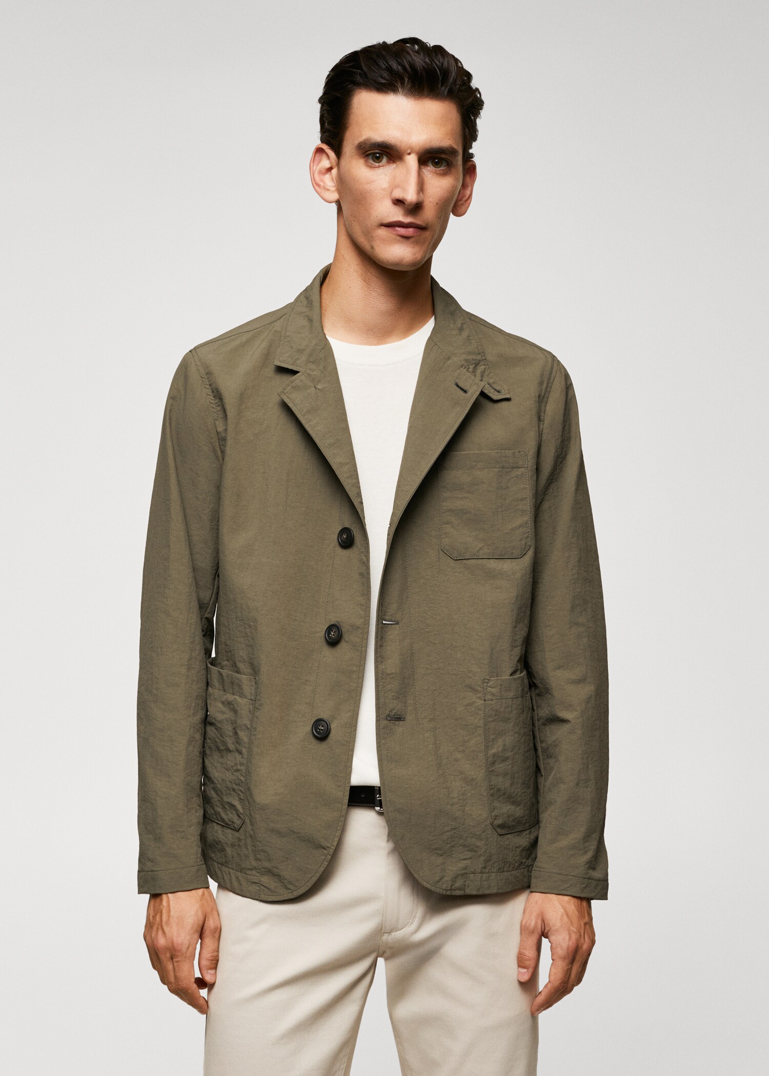 Chaqueta water-repellent  bolsillos - Plano medio
