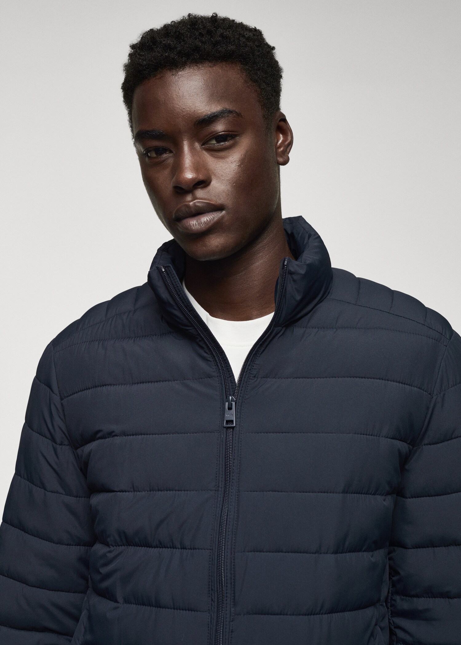 Ultra-lightweight water-repellent quilted anorak - Details of the article 1