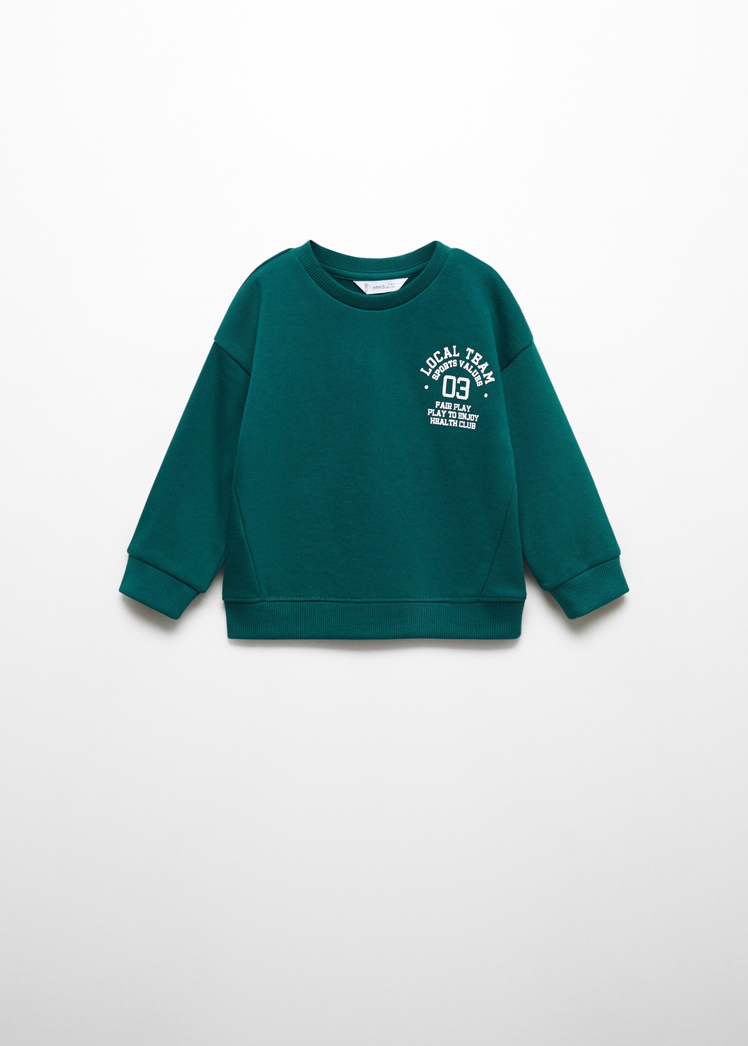 Sweat-shirt coton imprimé - Article sans modèle