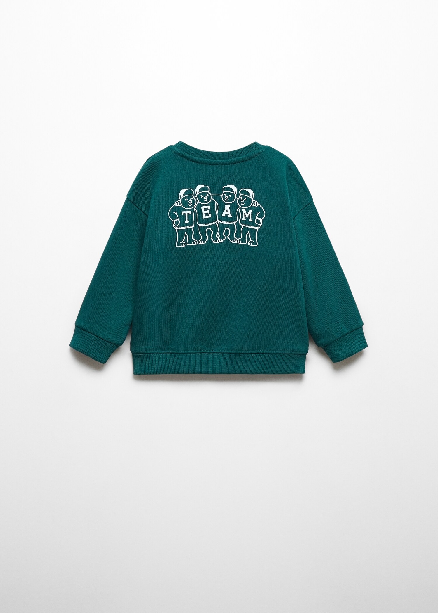Sweat-shirt coton imprimé - Verso de l’article
