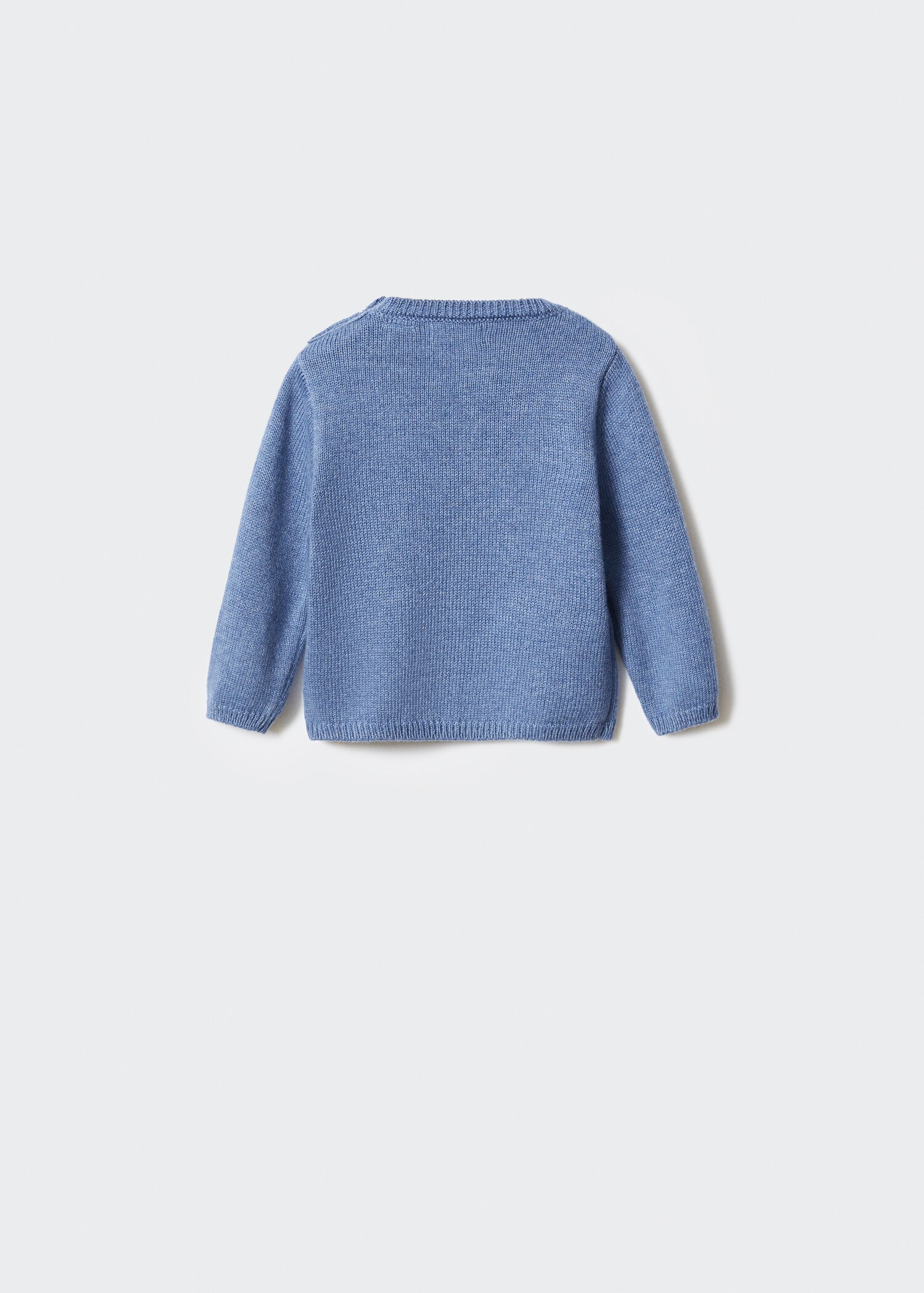 Pull-over jaspé coton - Verso de l’article