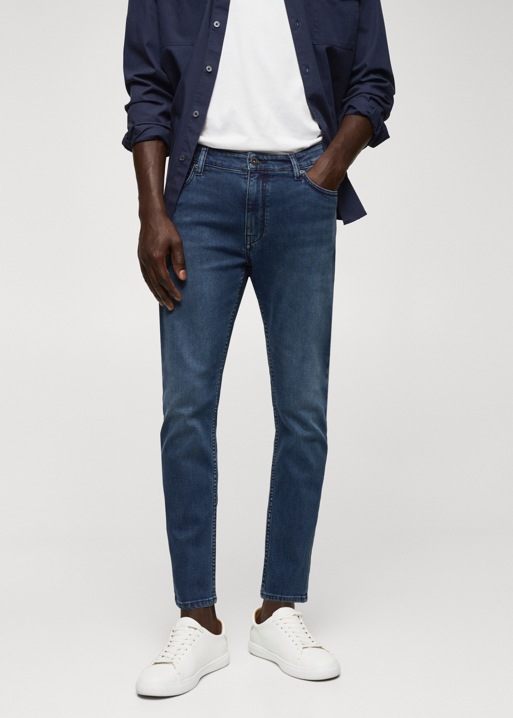 Tom tapered cropped jeans - Medium plane