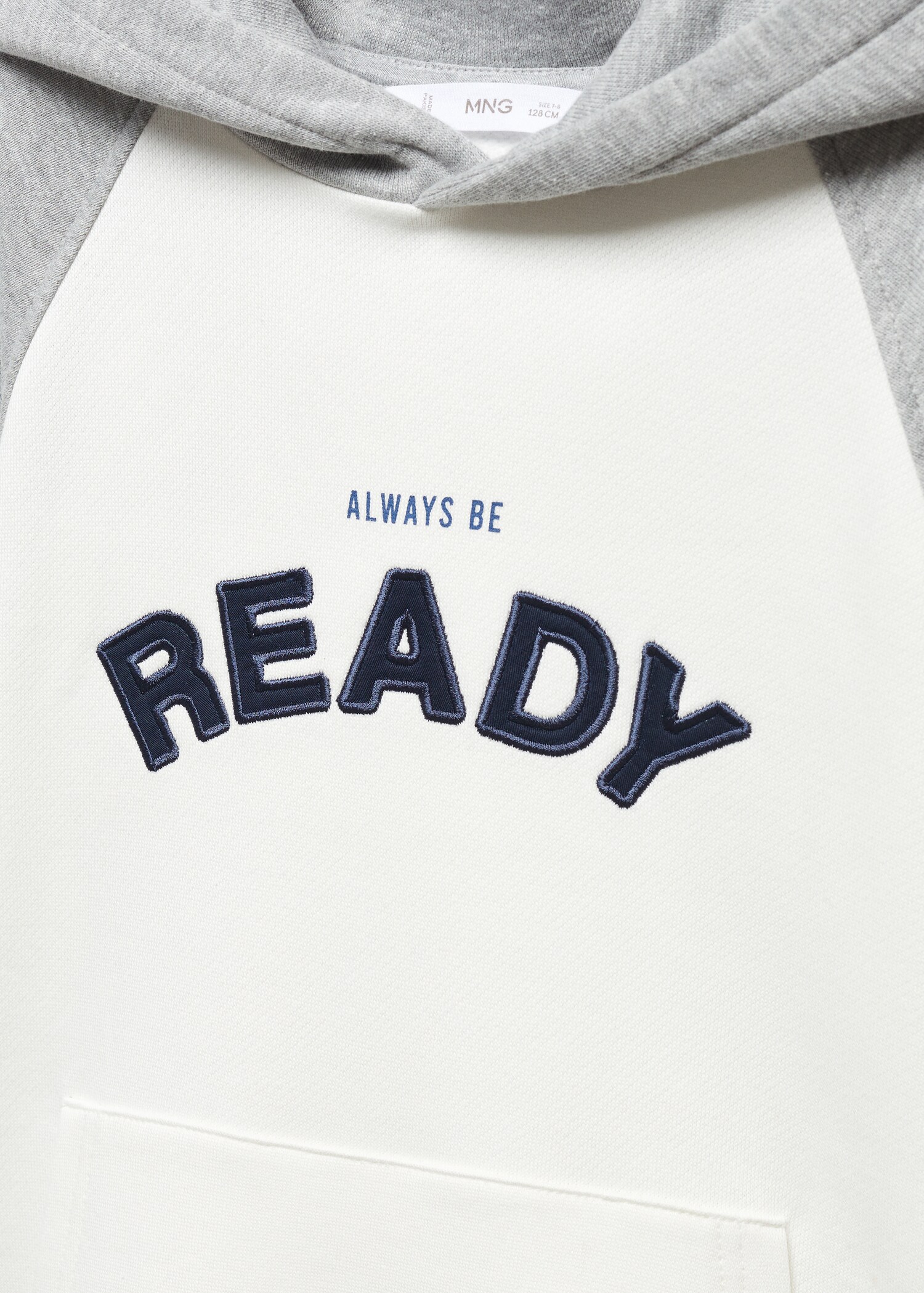 Baumwoll-Sweatshirt mit Aufschrift - Detail des Artikels 8