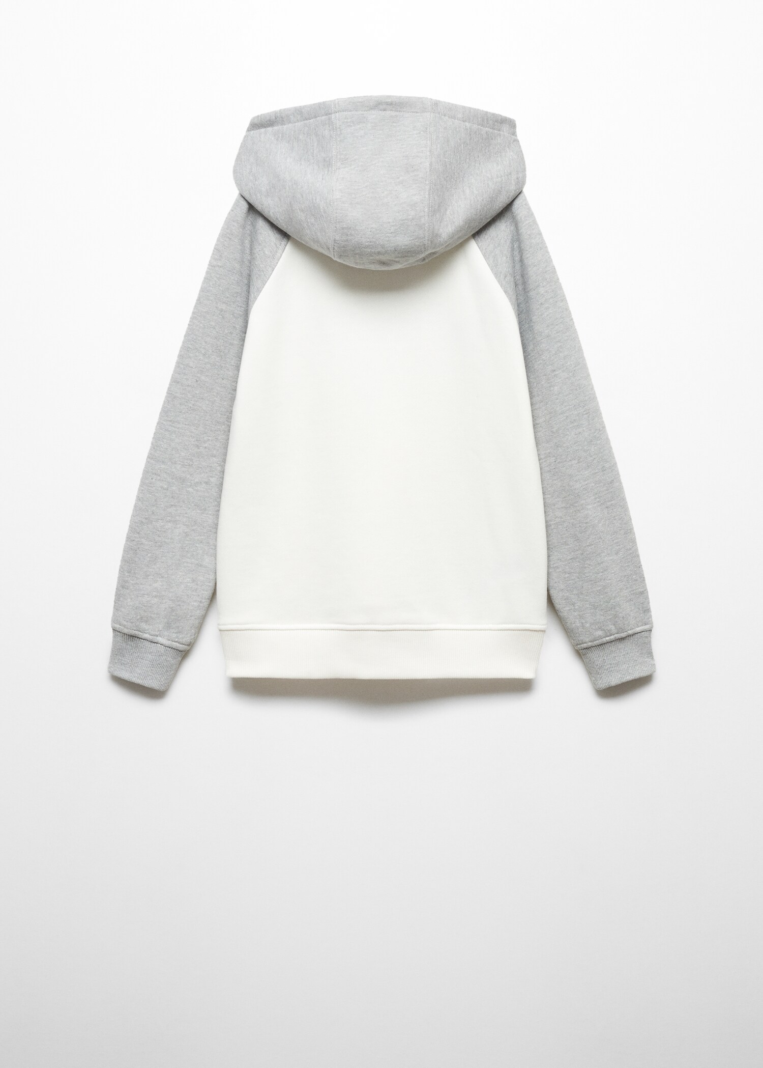 Baumwoll-Sweatshirt mit Aufschrift - Rückseite des Artikels