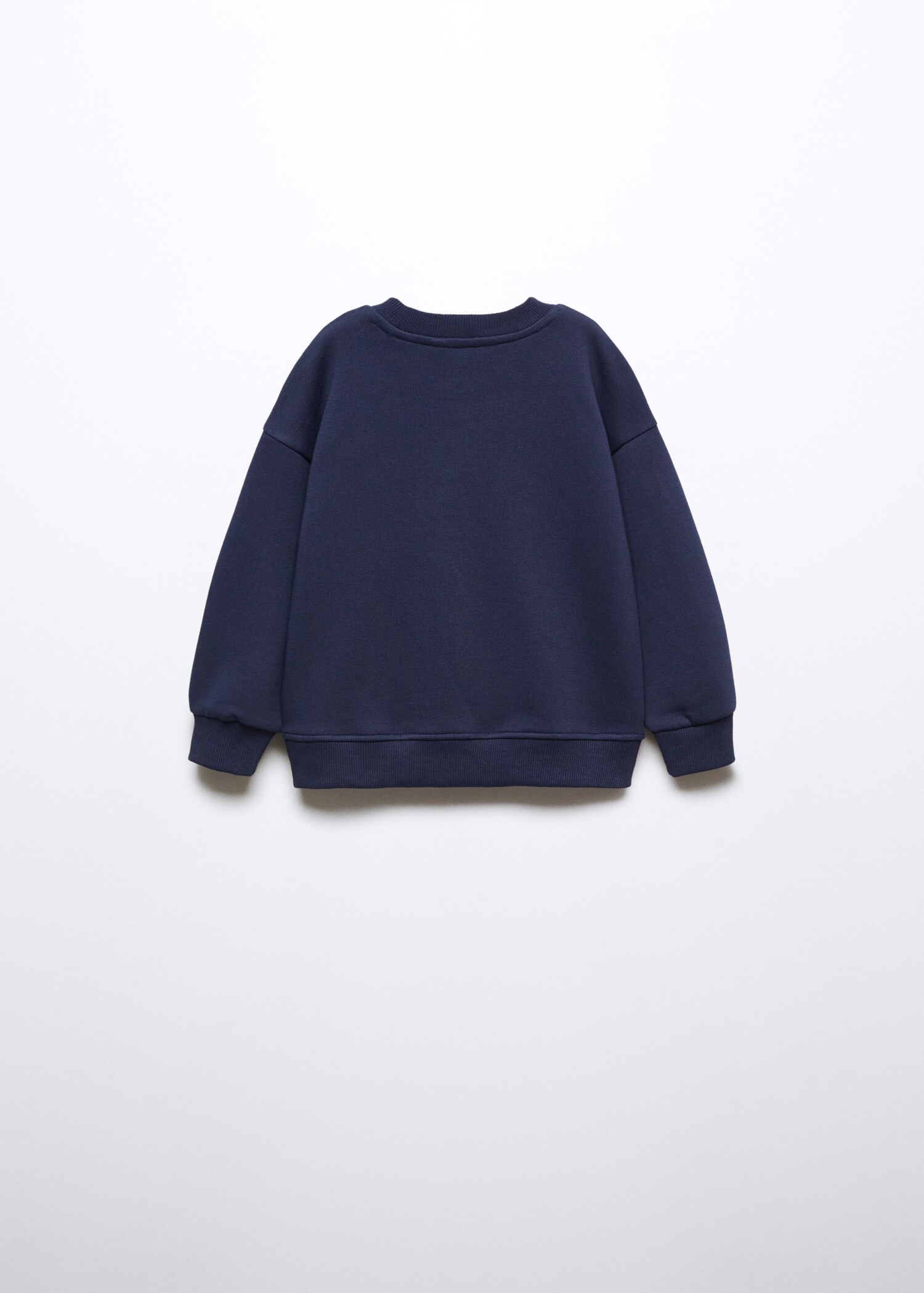 Gemustertes Baumwoll-Sweatshirt - Rückseite des Artikels