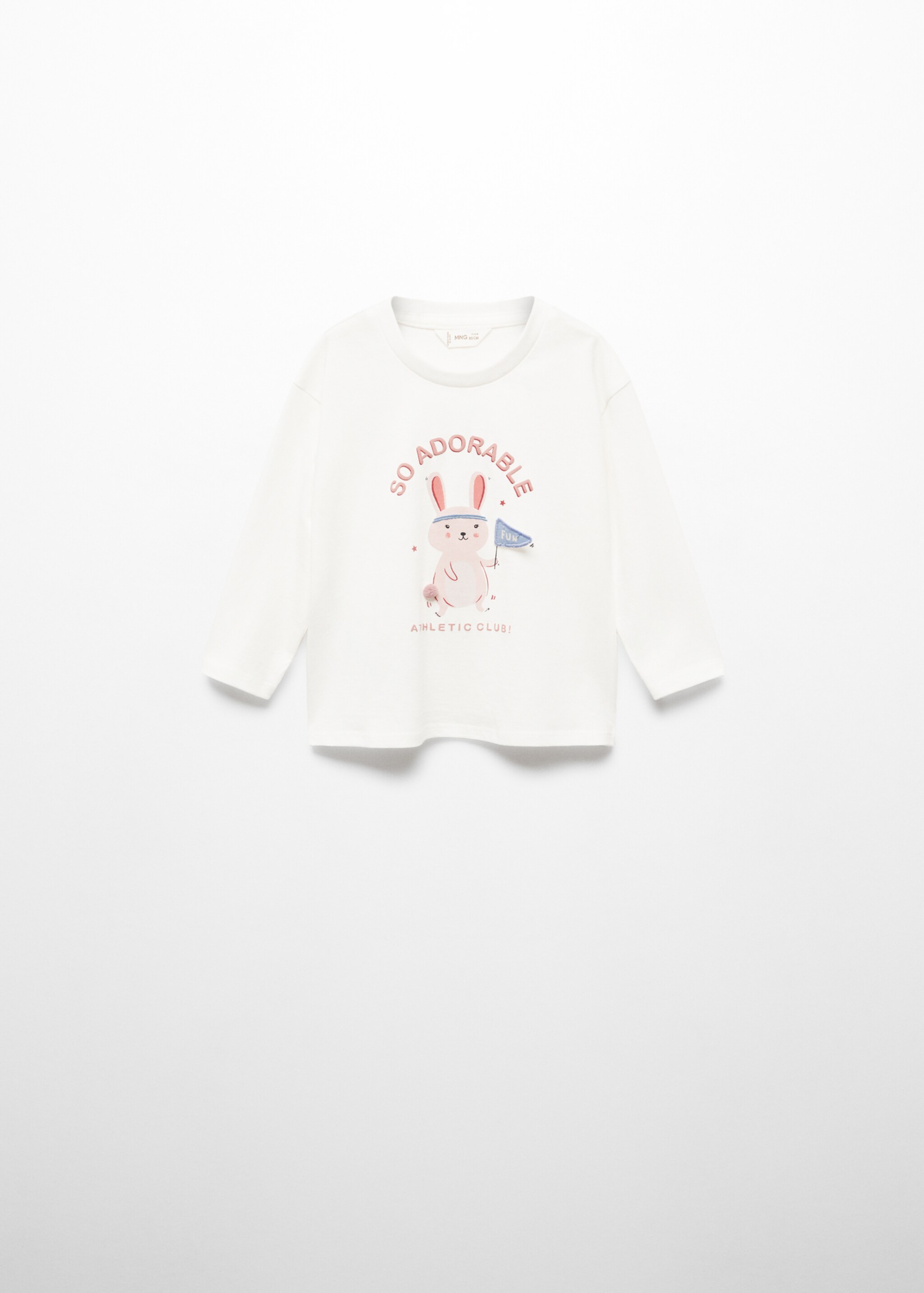 Printed cotton-blend T-shirt - Article without model