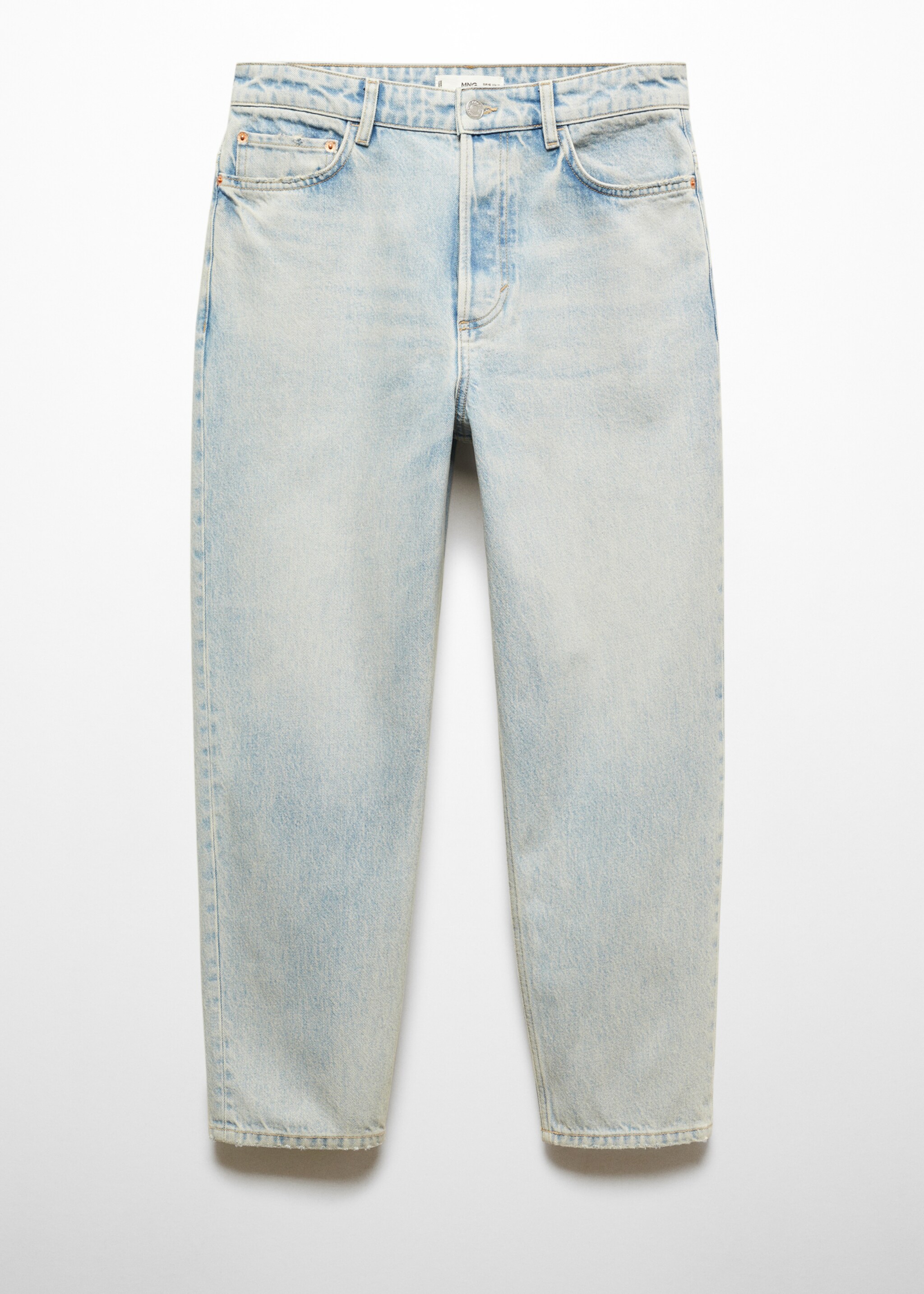 Tapered loose cropped jeans - Article without model, Light Blue. Ref: 57014429-00.