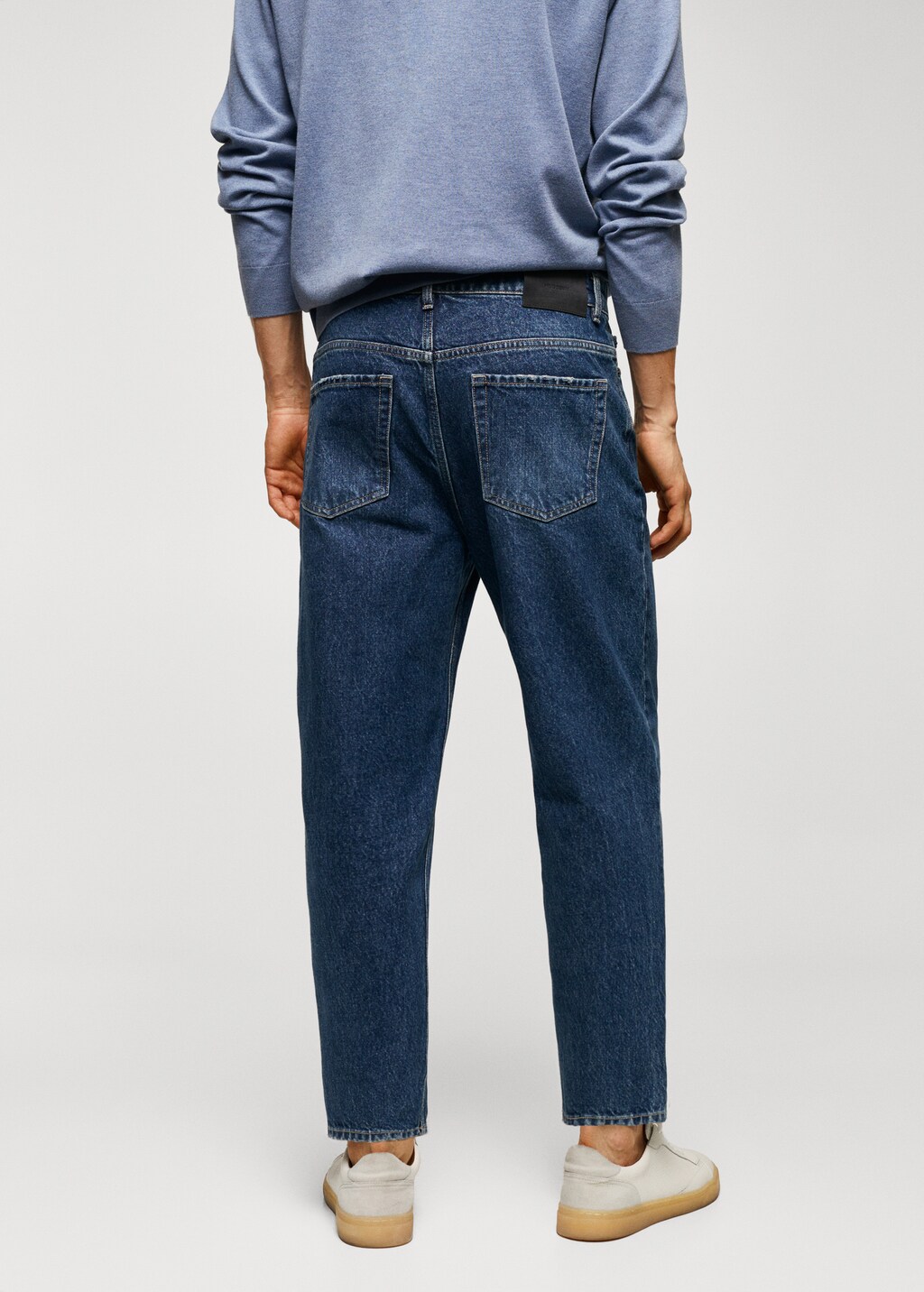 Tapered-Loose-Fit-Jeans in Cropped-Länge - Herren | MANGO OUTLET  