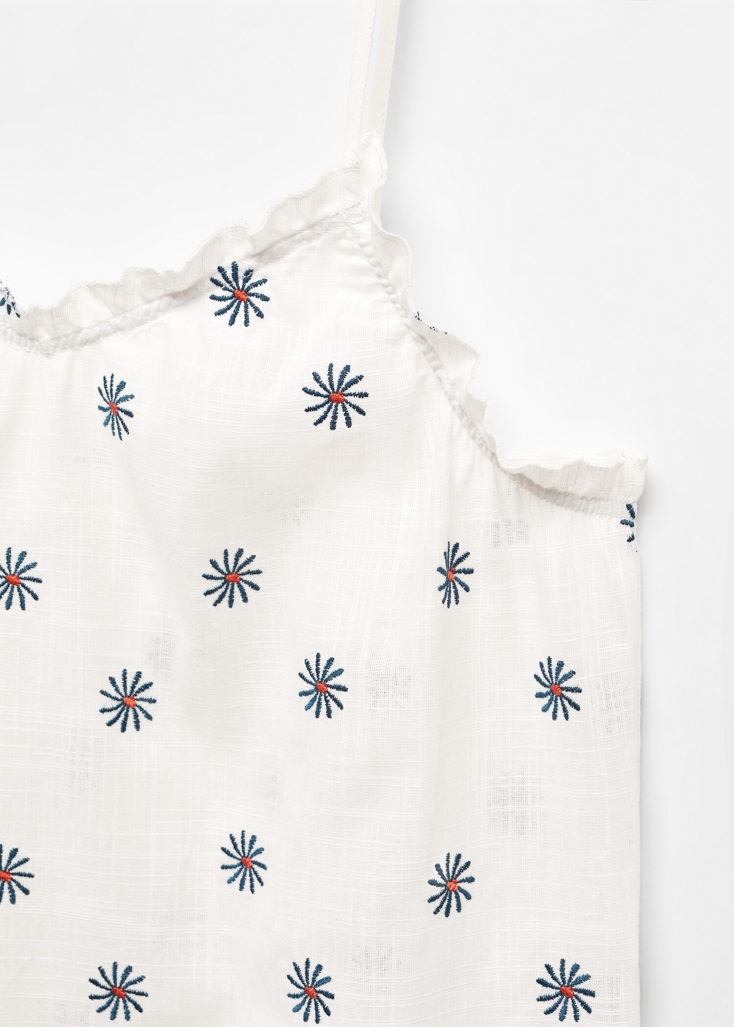 Floral embroidered nightgown - Details of the article 8