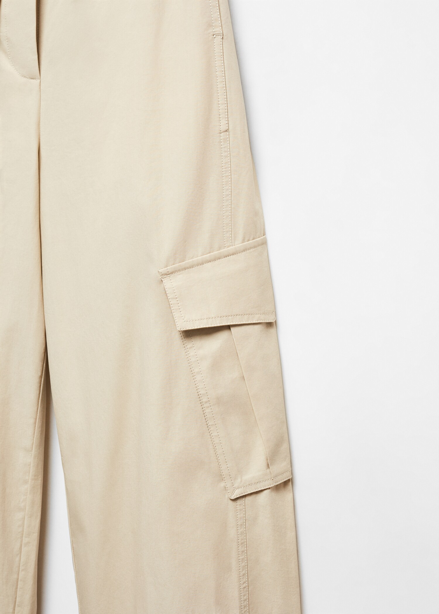 Cotton cargo trousers - Details of the article 8