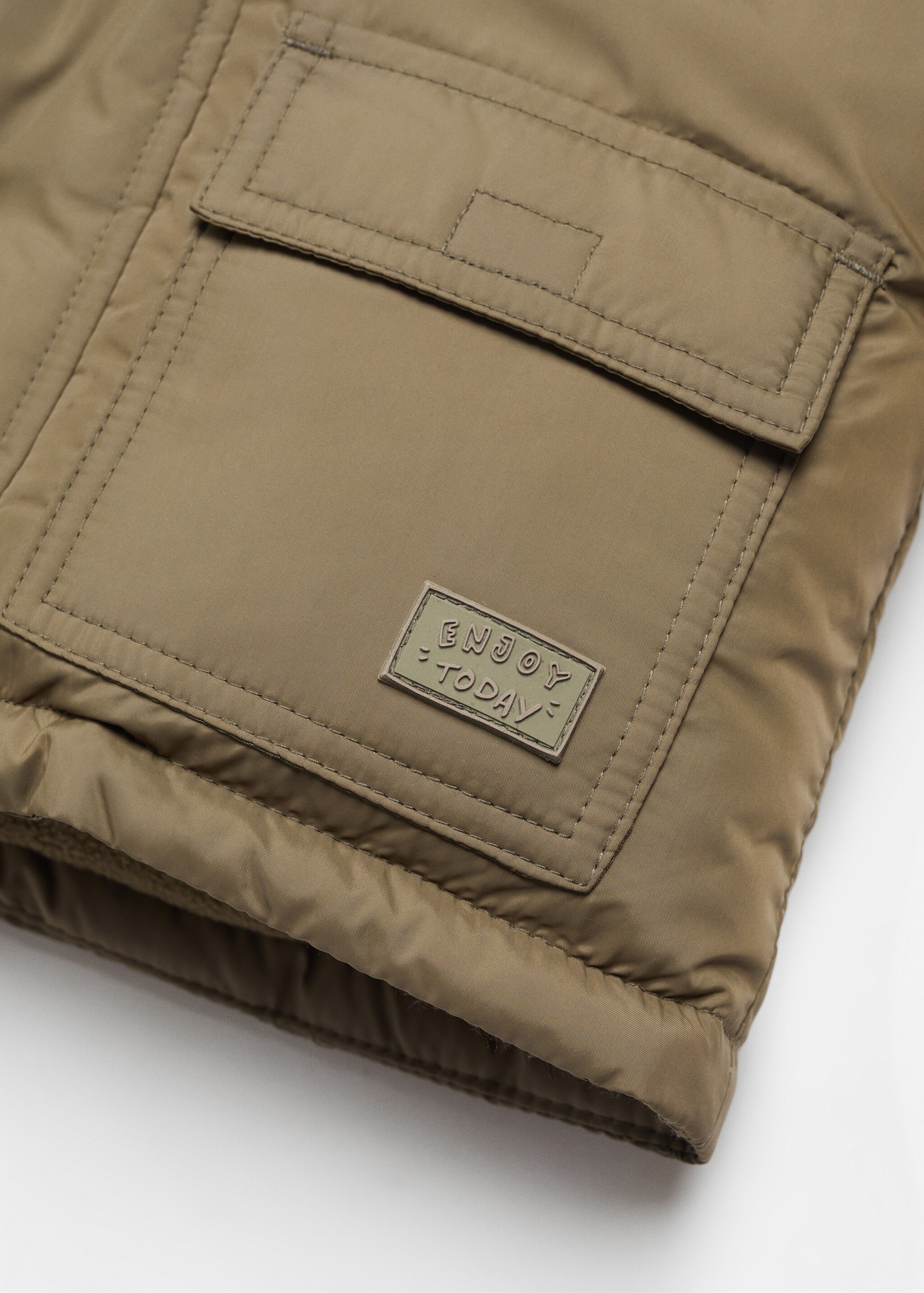 Steppanorak mit Kunstfellkapuze - Detail des Artikels 8