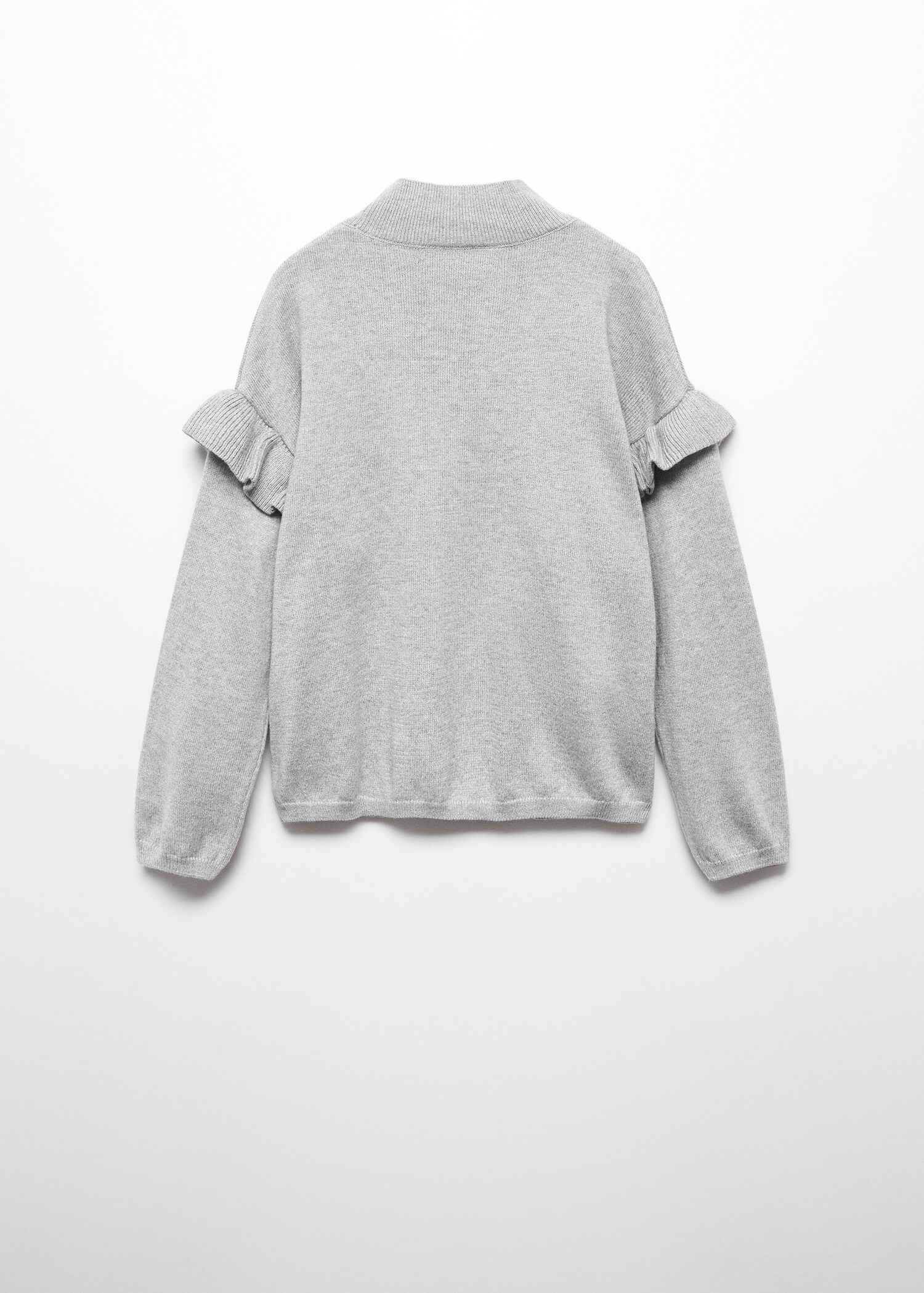 Ruffled detail sweater - Reverse of the article