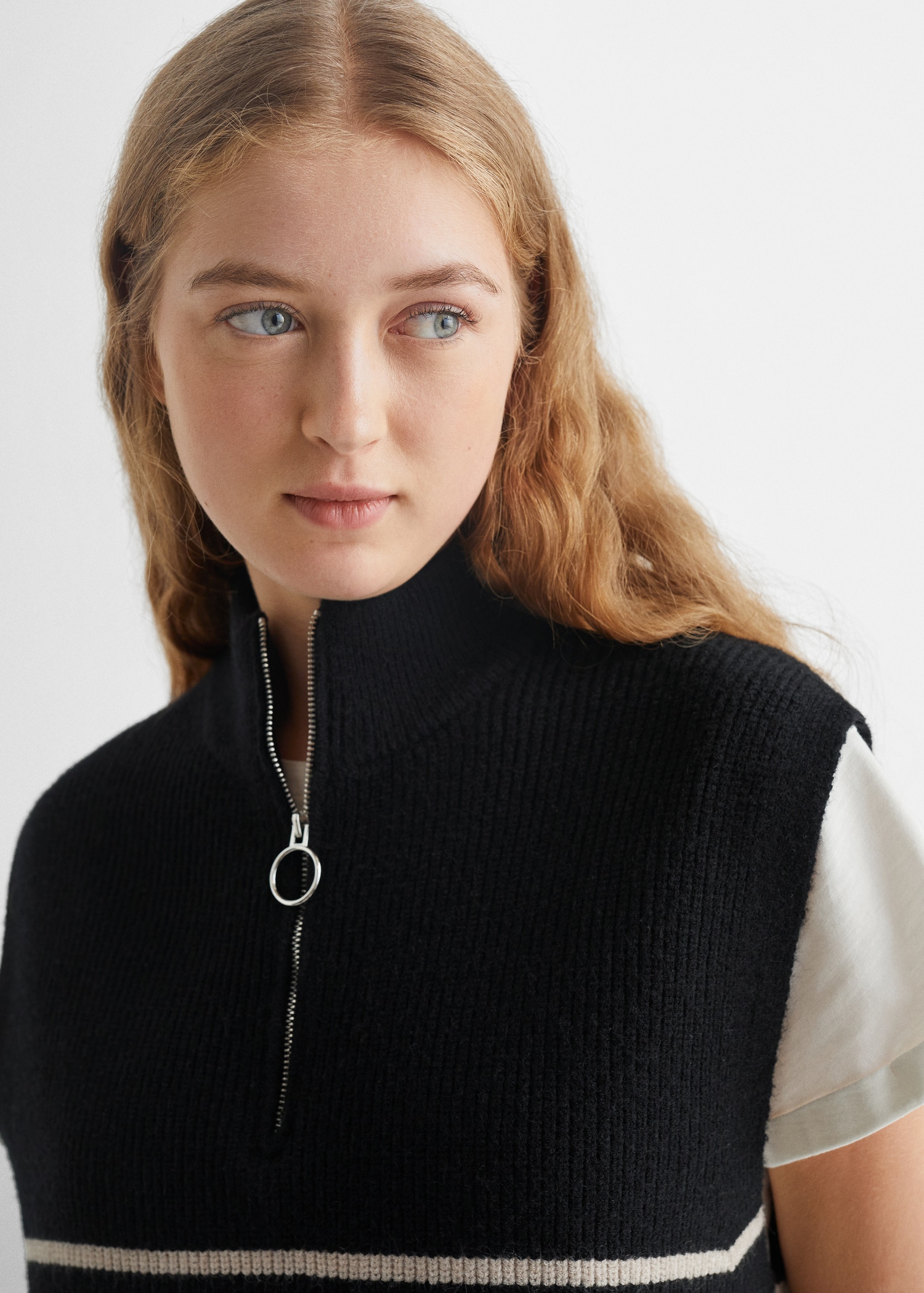 Gilet maille rayures - Détail de l'article 1