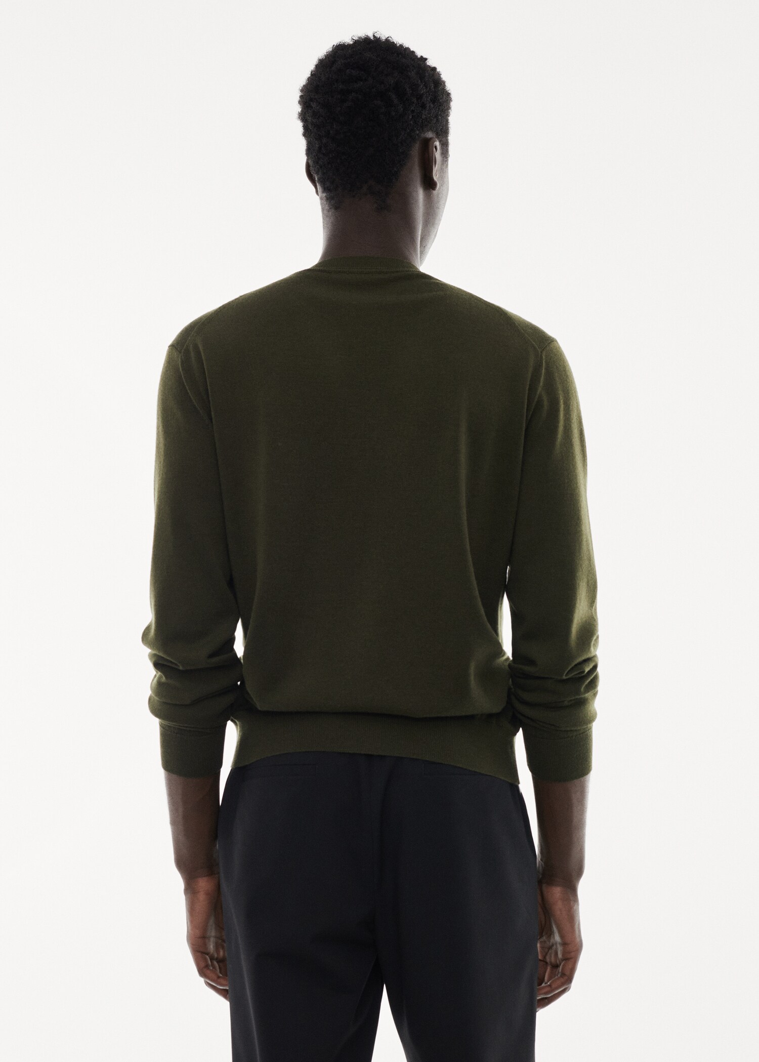 Merino wool washable sweater - Reverse of the article