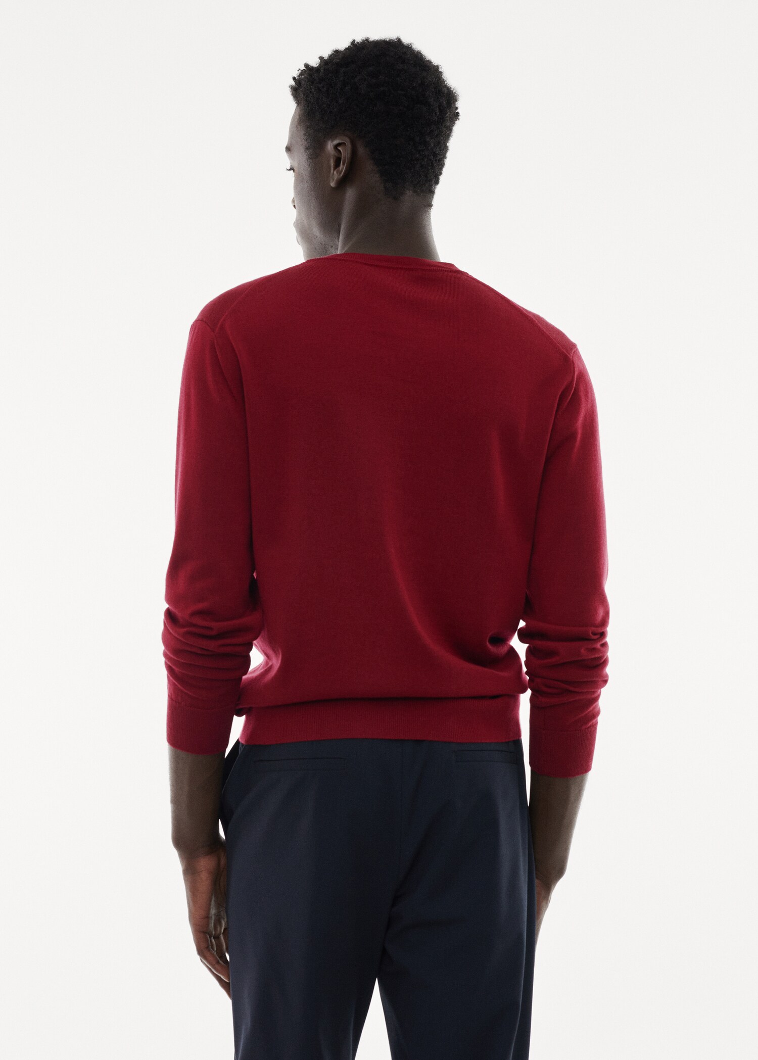 Merino wool washable sweater - Reverse of the article