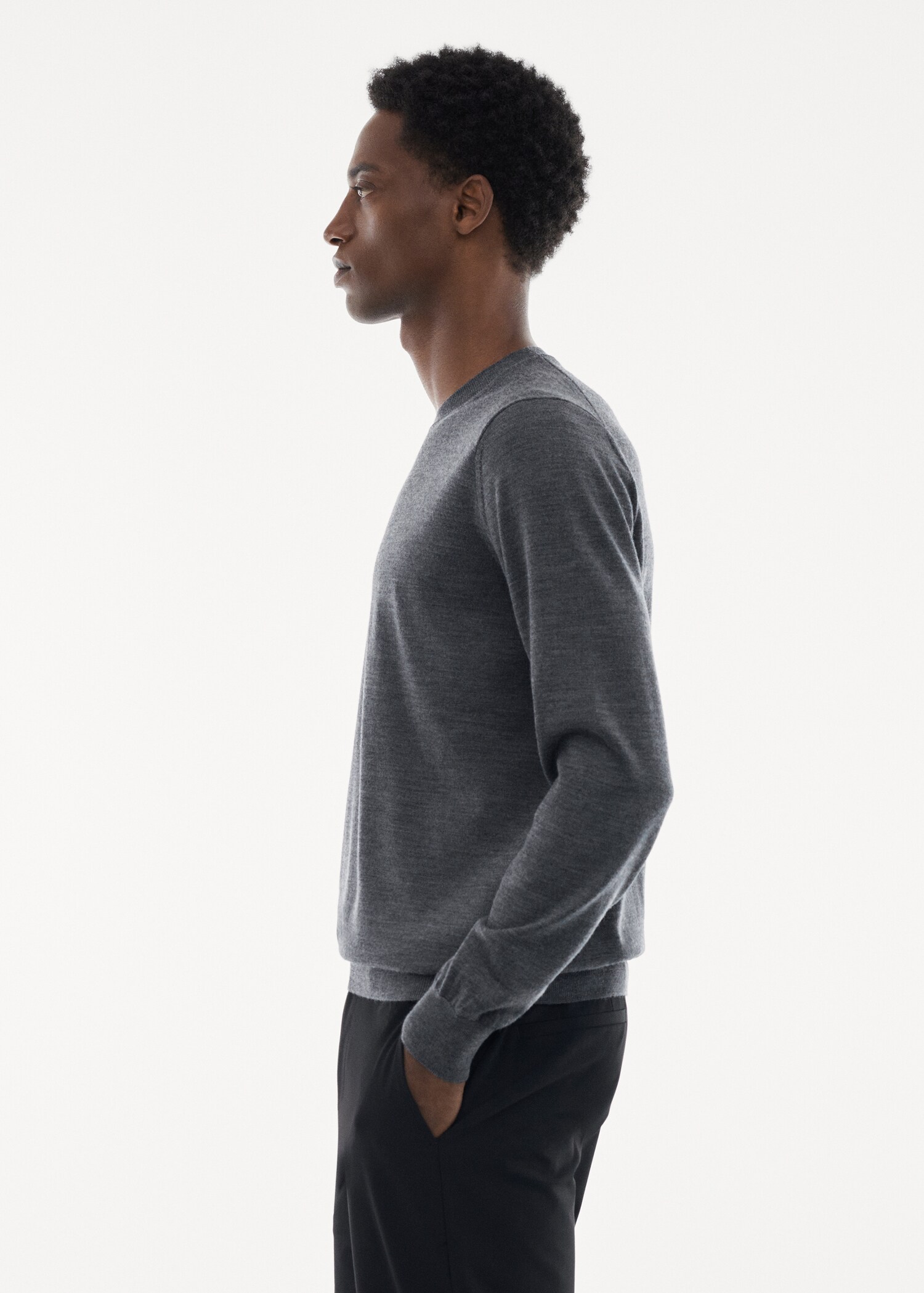 Merino wool washable sweater - Details of the article 2
