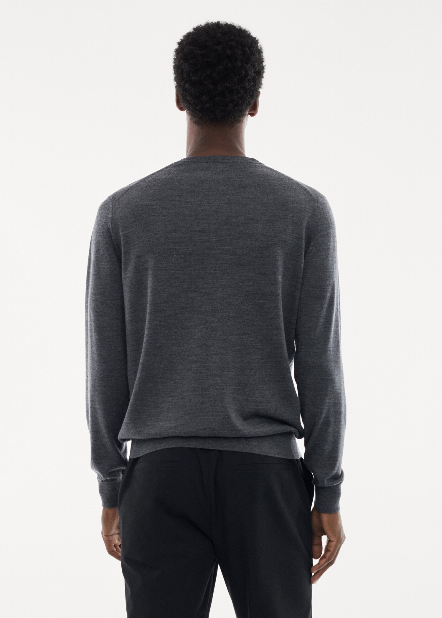 Merino wool washable sweater - Reverse of the article