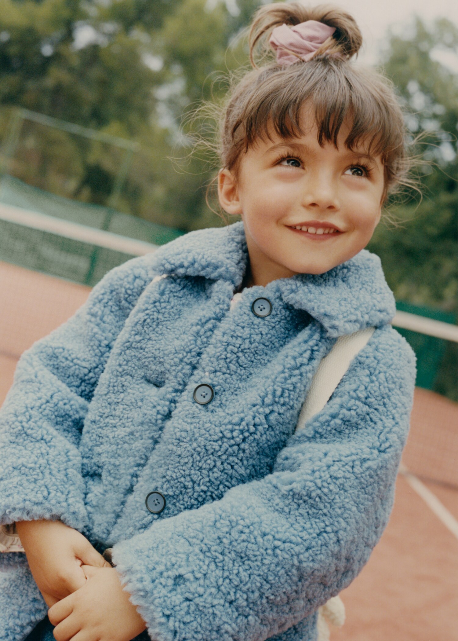 Shearling-effect coat - Details of the article 5