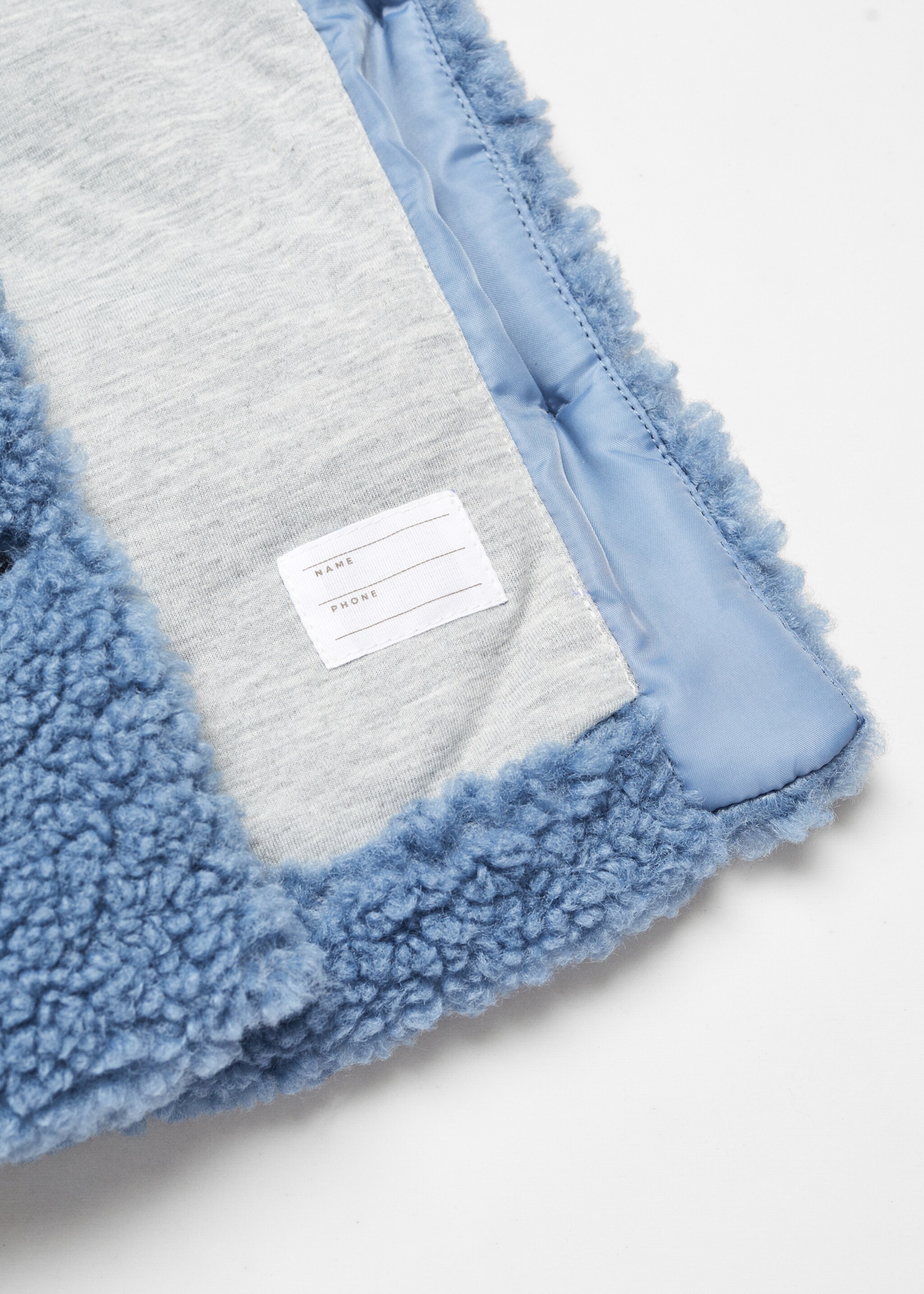 Shearling-effect coat - Details of the article 8