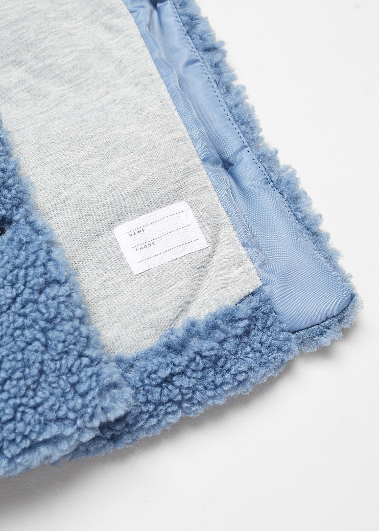 Shearling-effect coat - Details of the article 8